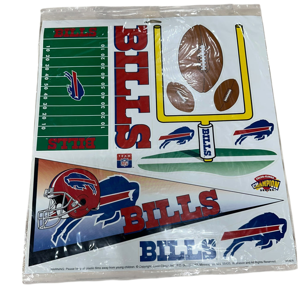 Vintage Buffalo Bills Poster Wall Sticker Set