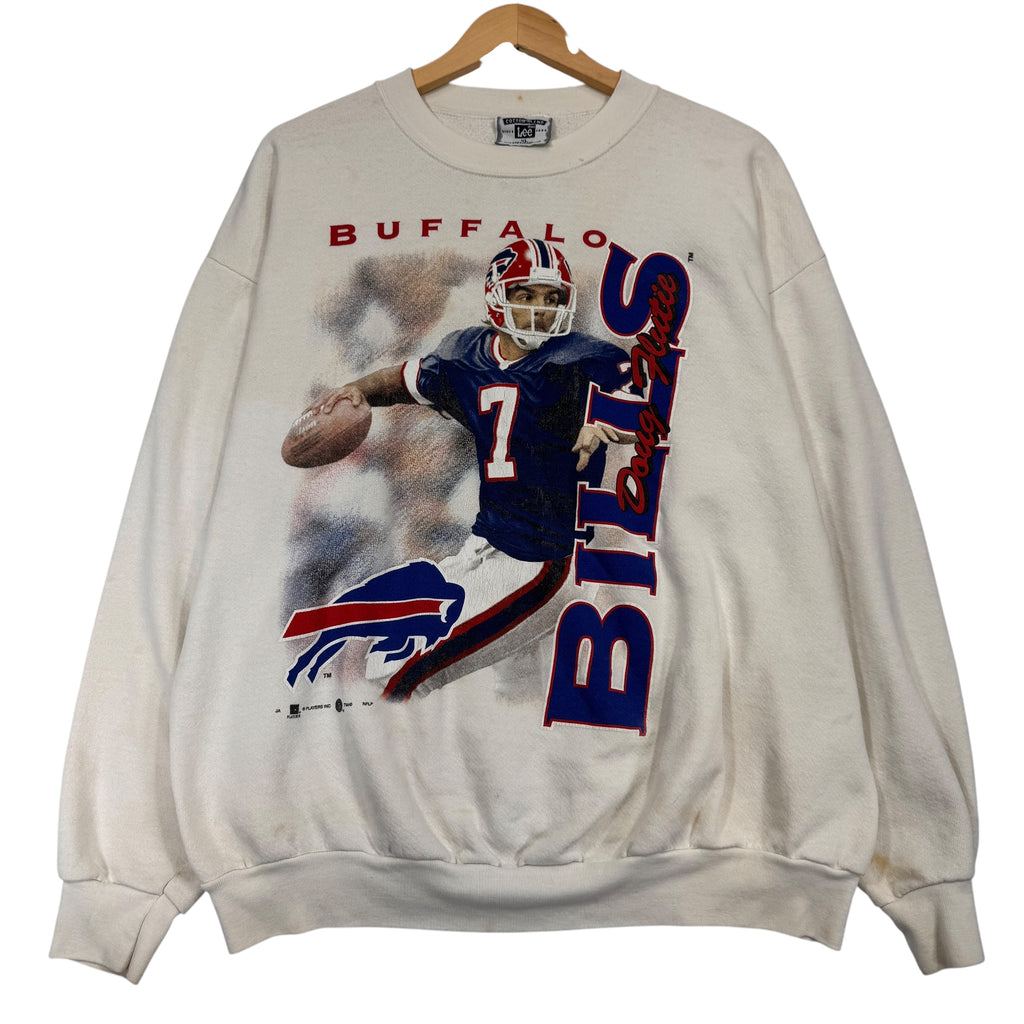 Vintage Buffalo Bills Doug Flutie Crewneck Sweatshirt XL