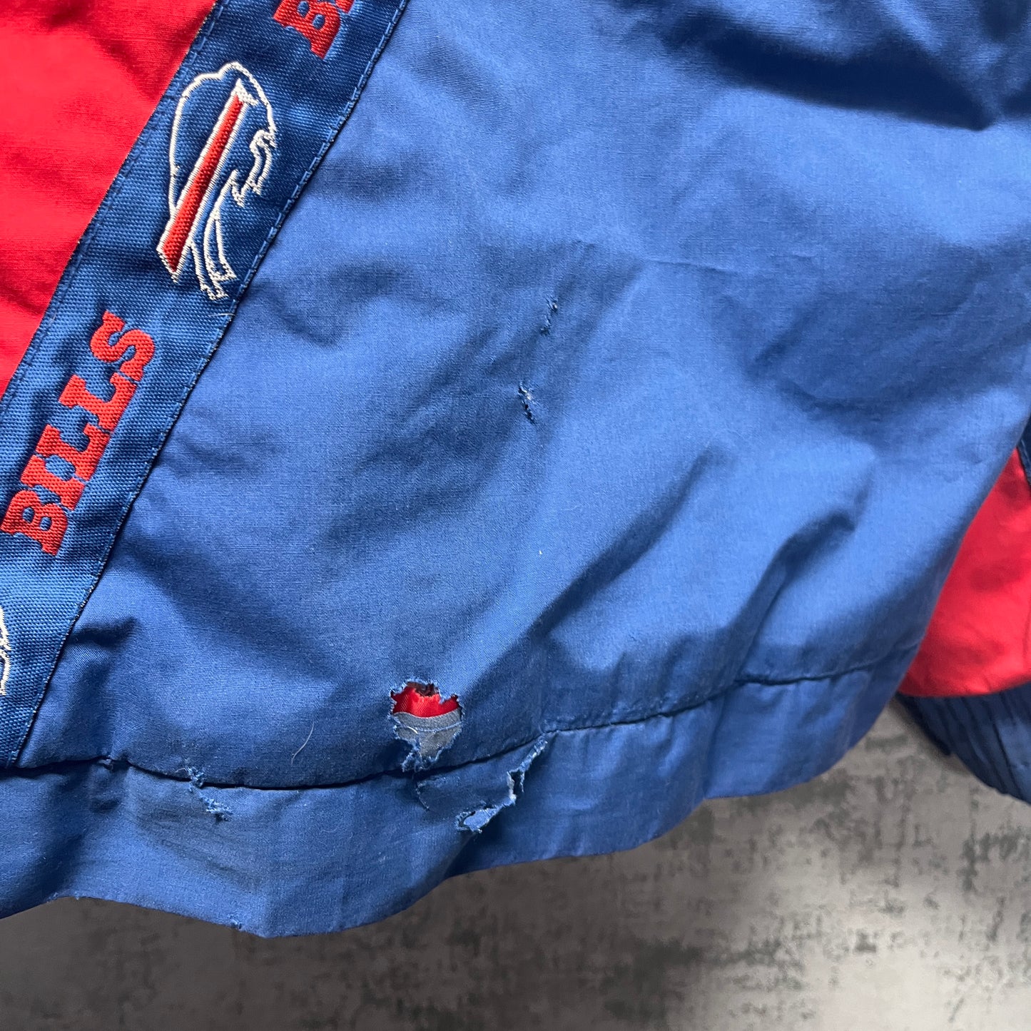 Vintage Buffalo Bills 1/2 ZipPullover Jacket XXL