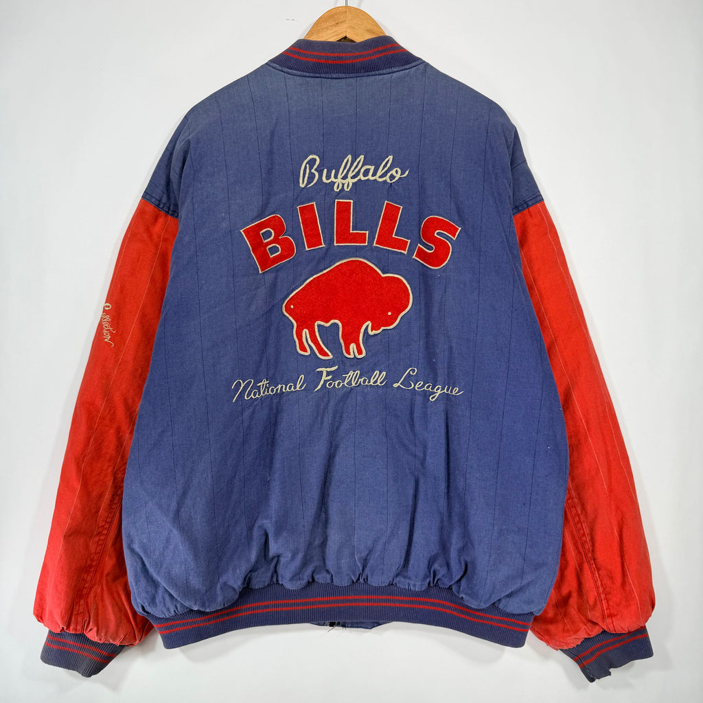 Vintage Buffalo Bills Pinstripe Mirage Jacket XXL