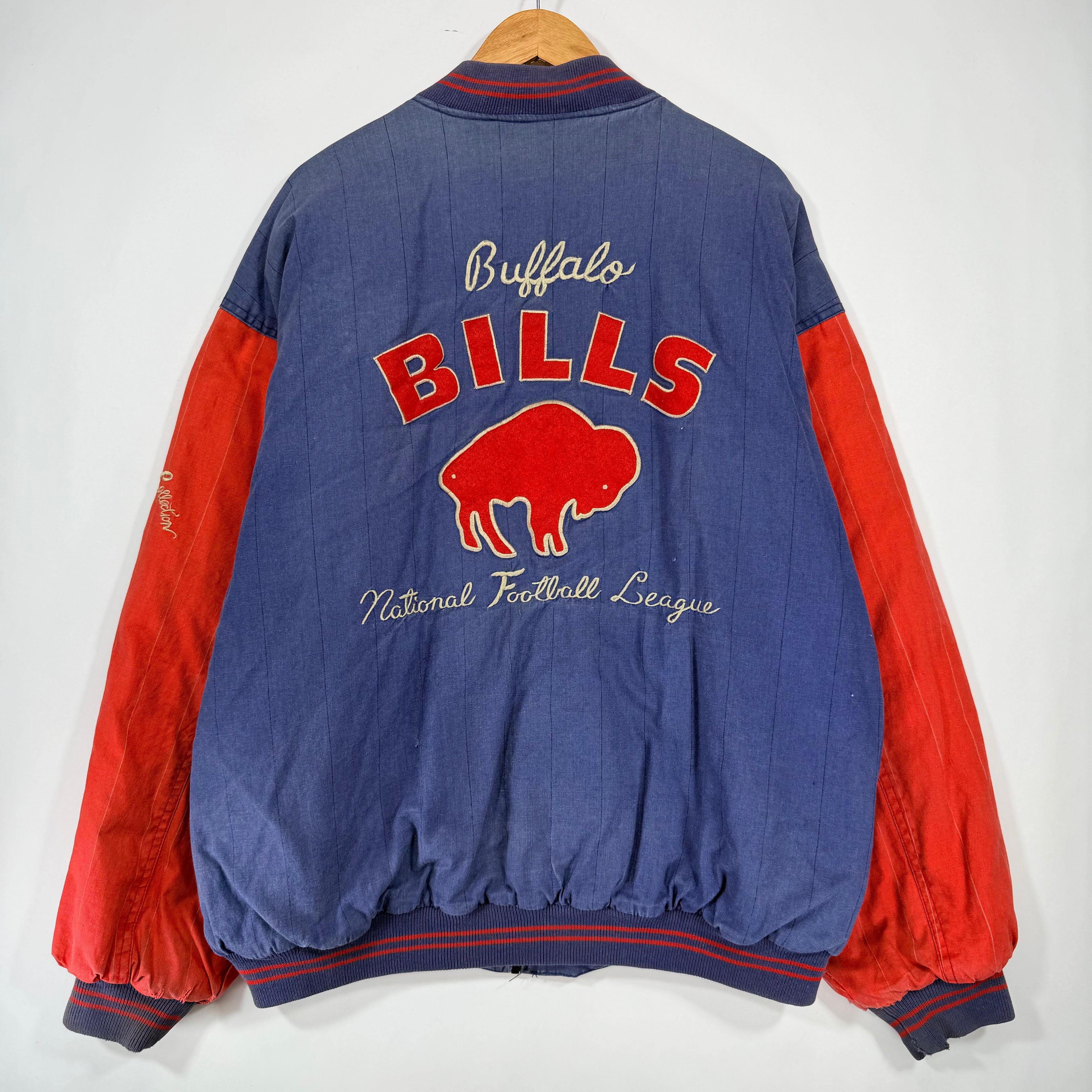 Vintage Buffalo Bills Pinstripe Mirage Jacket XXL