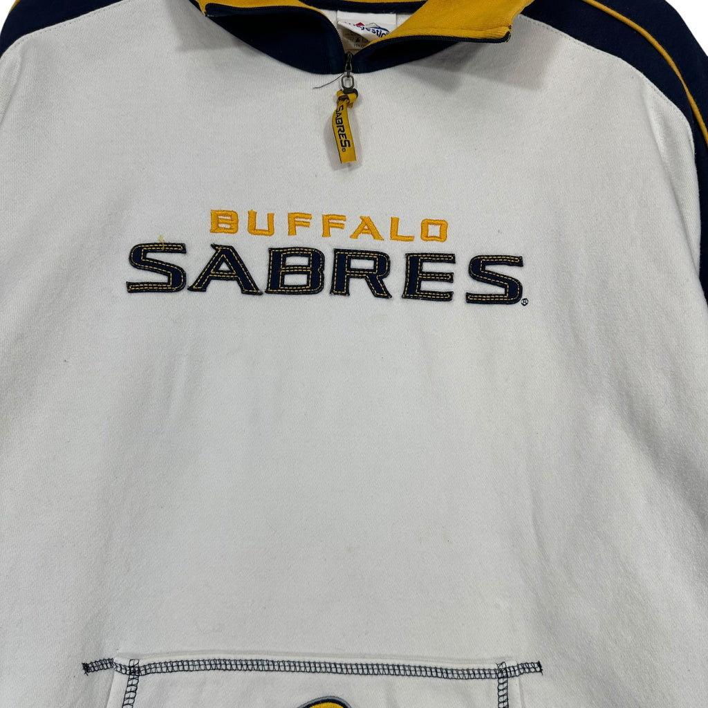 Vintage Buffalo Sabres 1/4 Zip Sweatshirt XXL