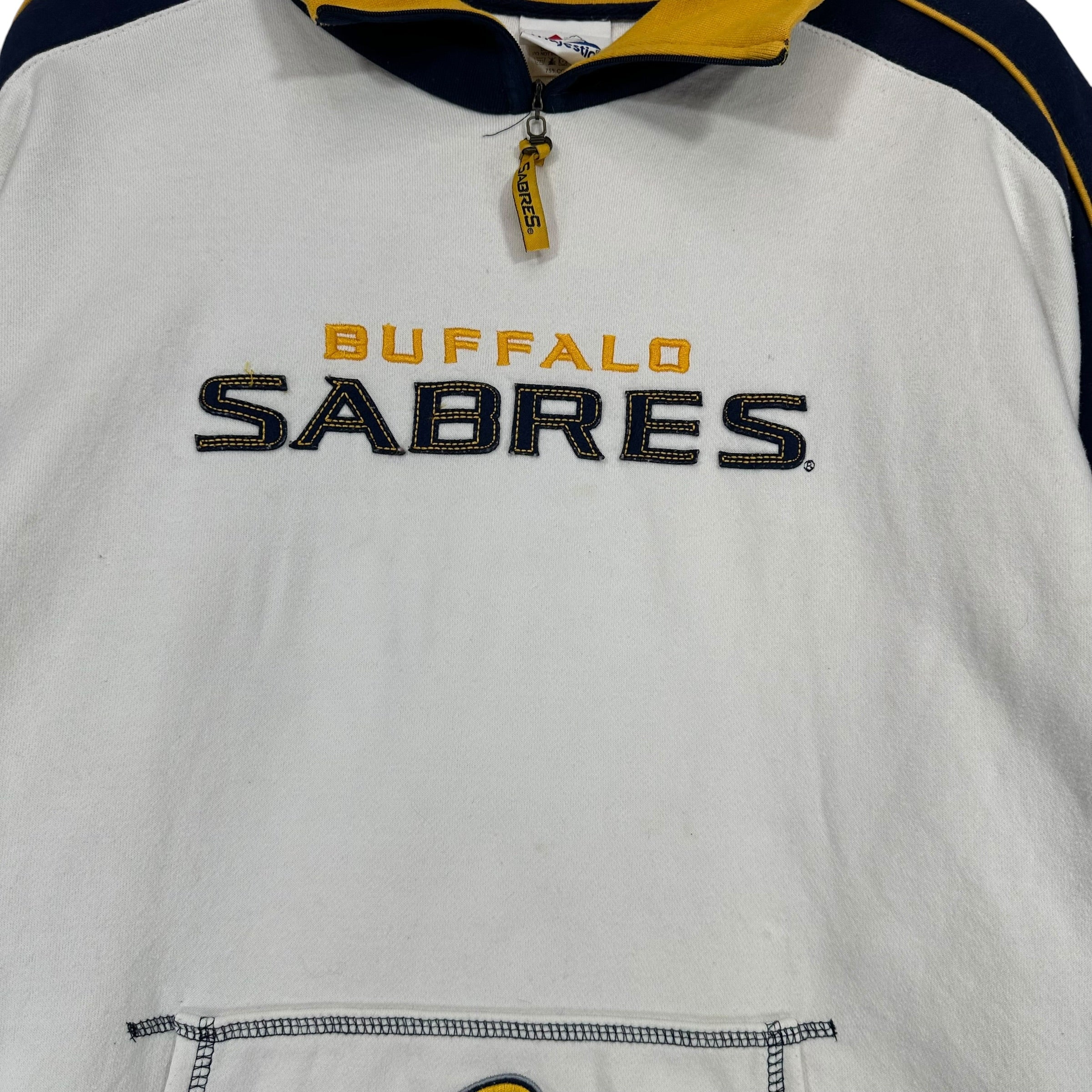 Vintage Buffalo Sabres 1/4 Zip Sweatshirt XXL