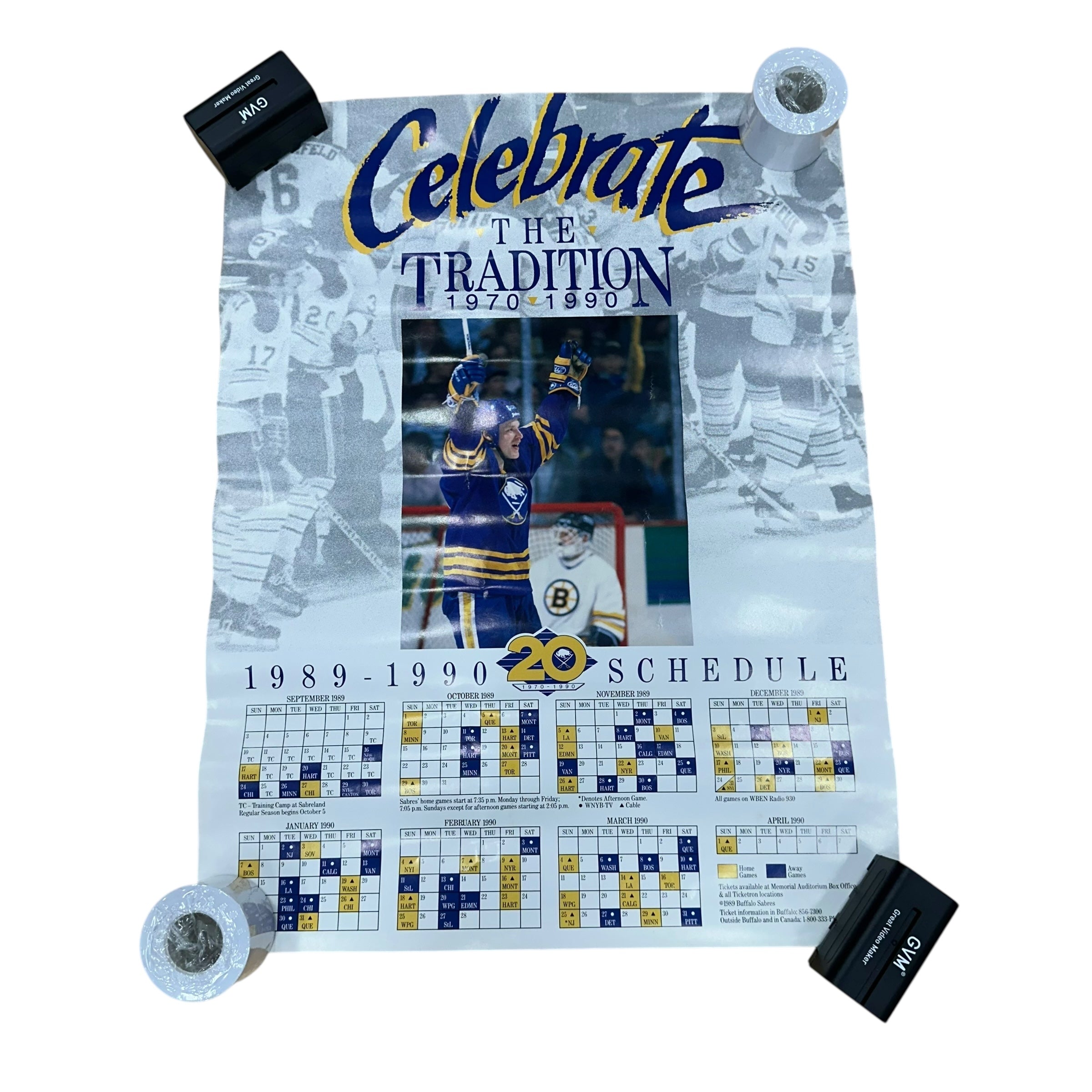 Vintage Buffalo Sabres Poster