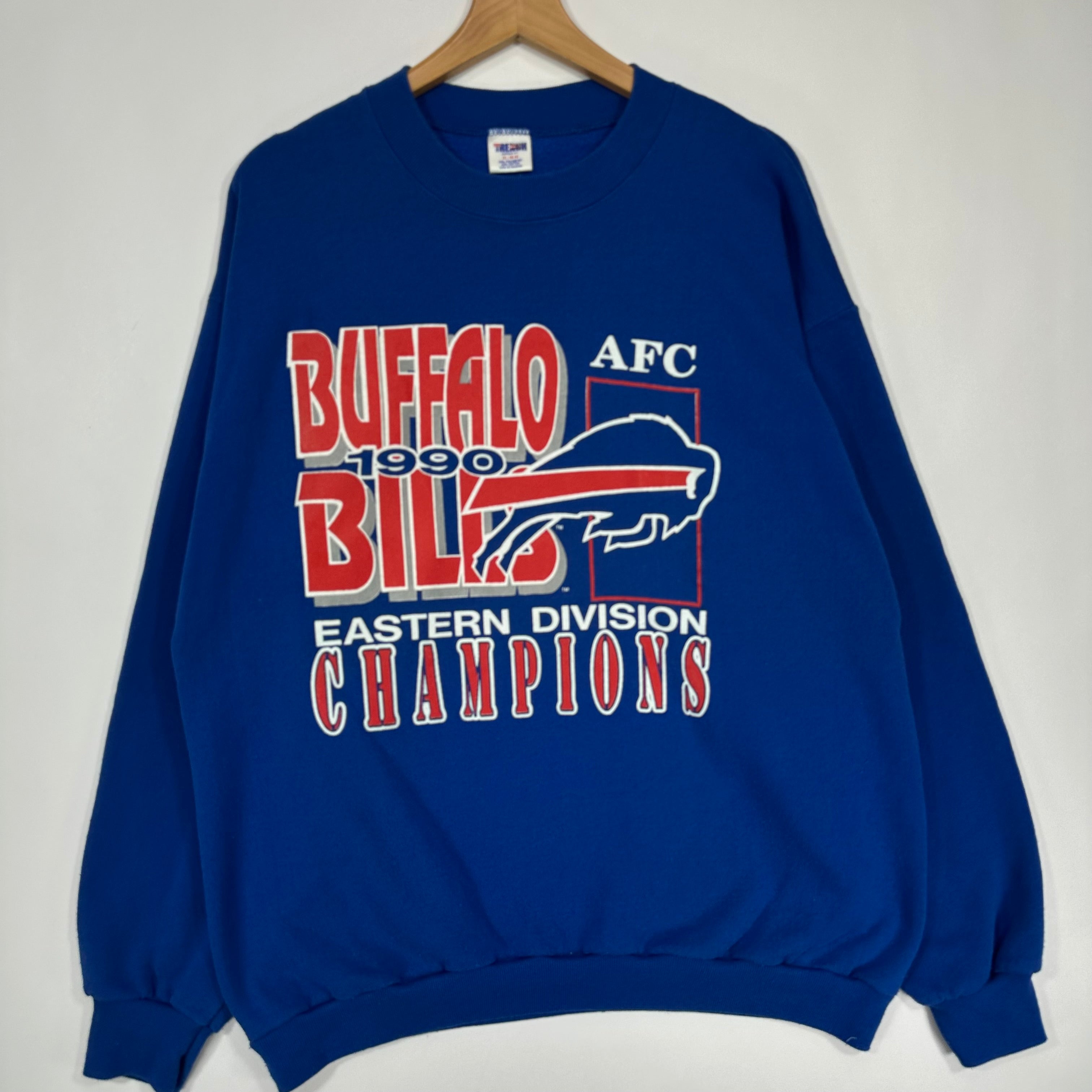 Vintage Buffalo Bills 1990 Division Champs Crewneck Sweatshirt XL