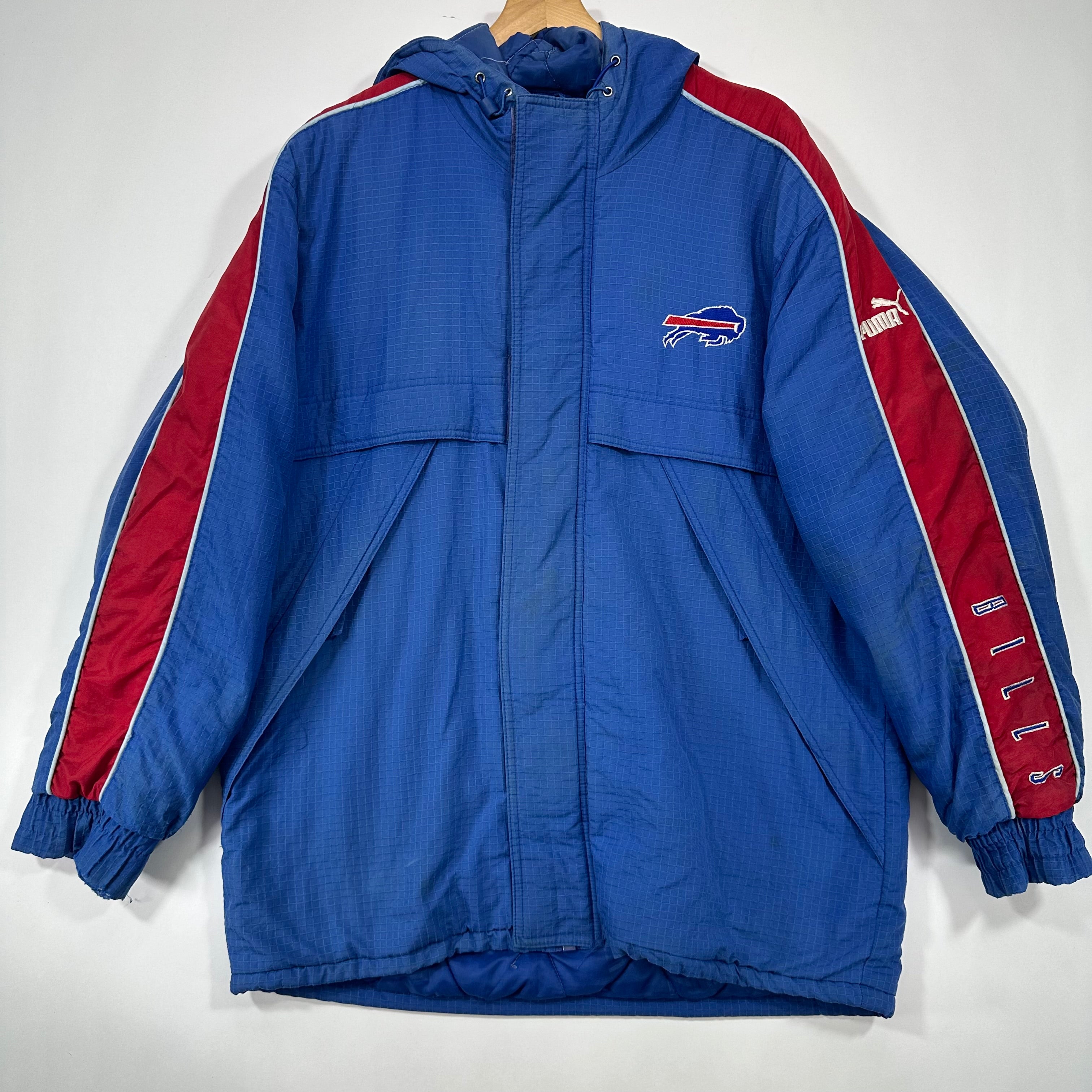 Vintage Buffalo Bills Puffer Jacket Medium