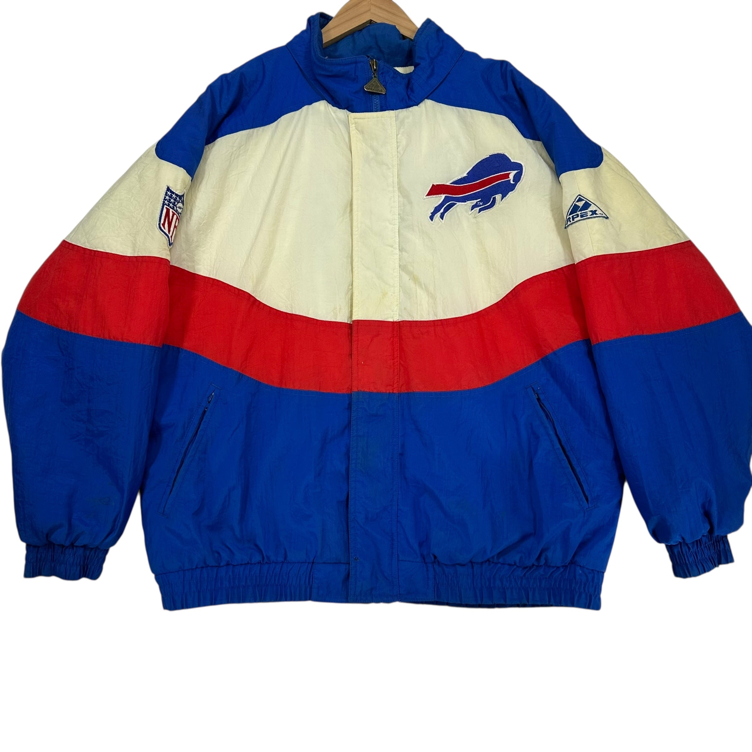 Vintage Buffalo Bills Apex Wave Puffer Jacket XL