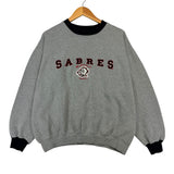 Vintage Buffalo Sabres Embroidered Crewneck Sweatshirt Large