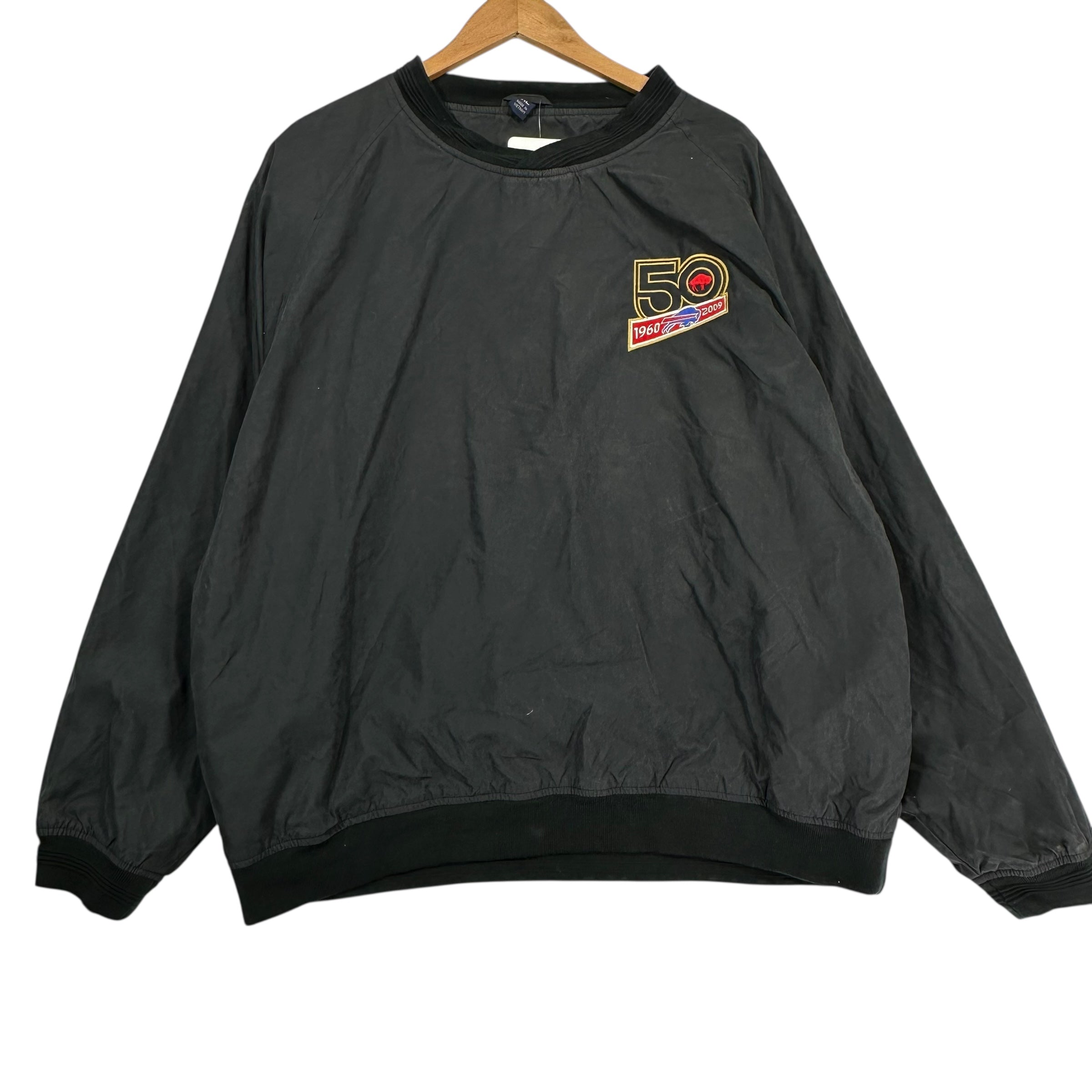 Vintage Buffalo Bills Pullover Windbreaker Jacket XL