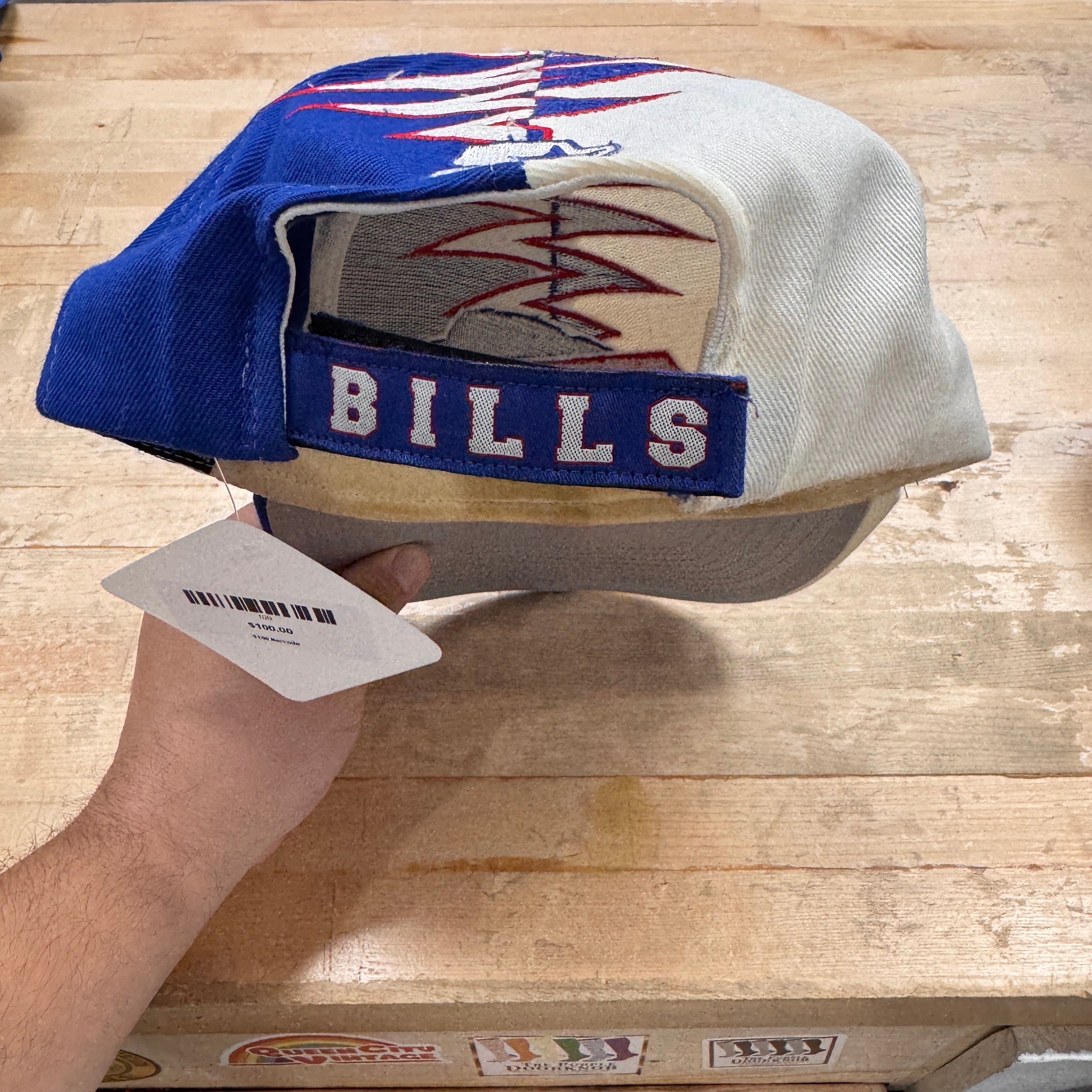 Vintage Buffalo Bills Starter Shockwave Velcroback Hat