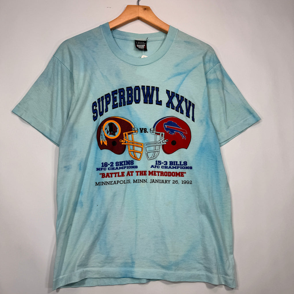 Vintage Buffalo Bills Overdyed 1992 Super Bowl Shirt Large