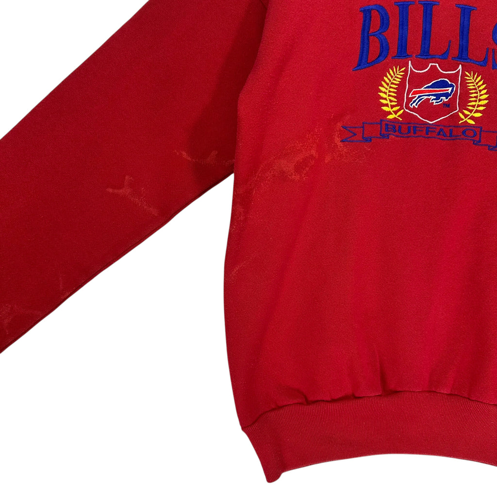 Vintage Buffalo Bills Embroidered Crewneck Sweatshirt Small