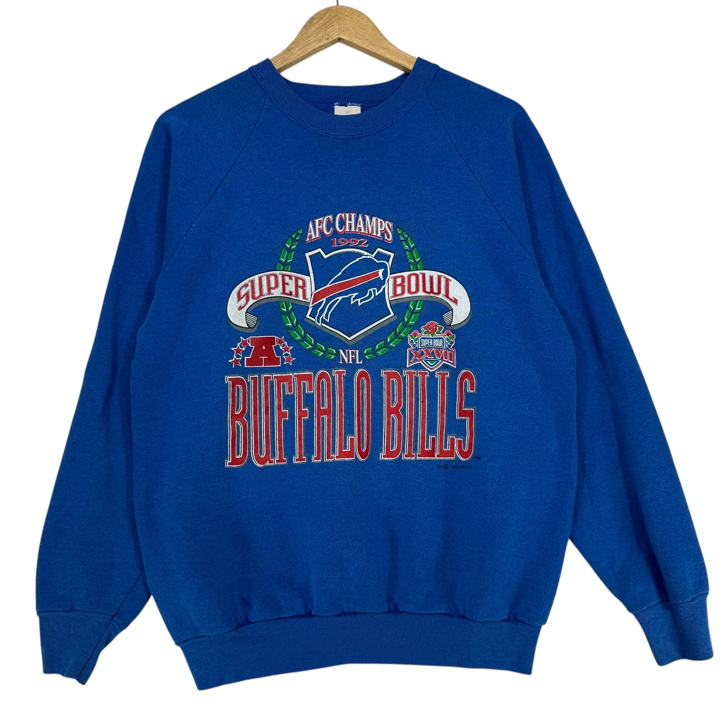 Vintage Buffalo Bills 1992 AFC Champs Crewneck Sweatshirt Large