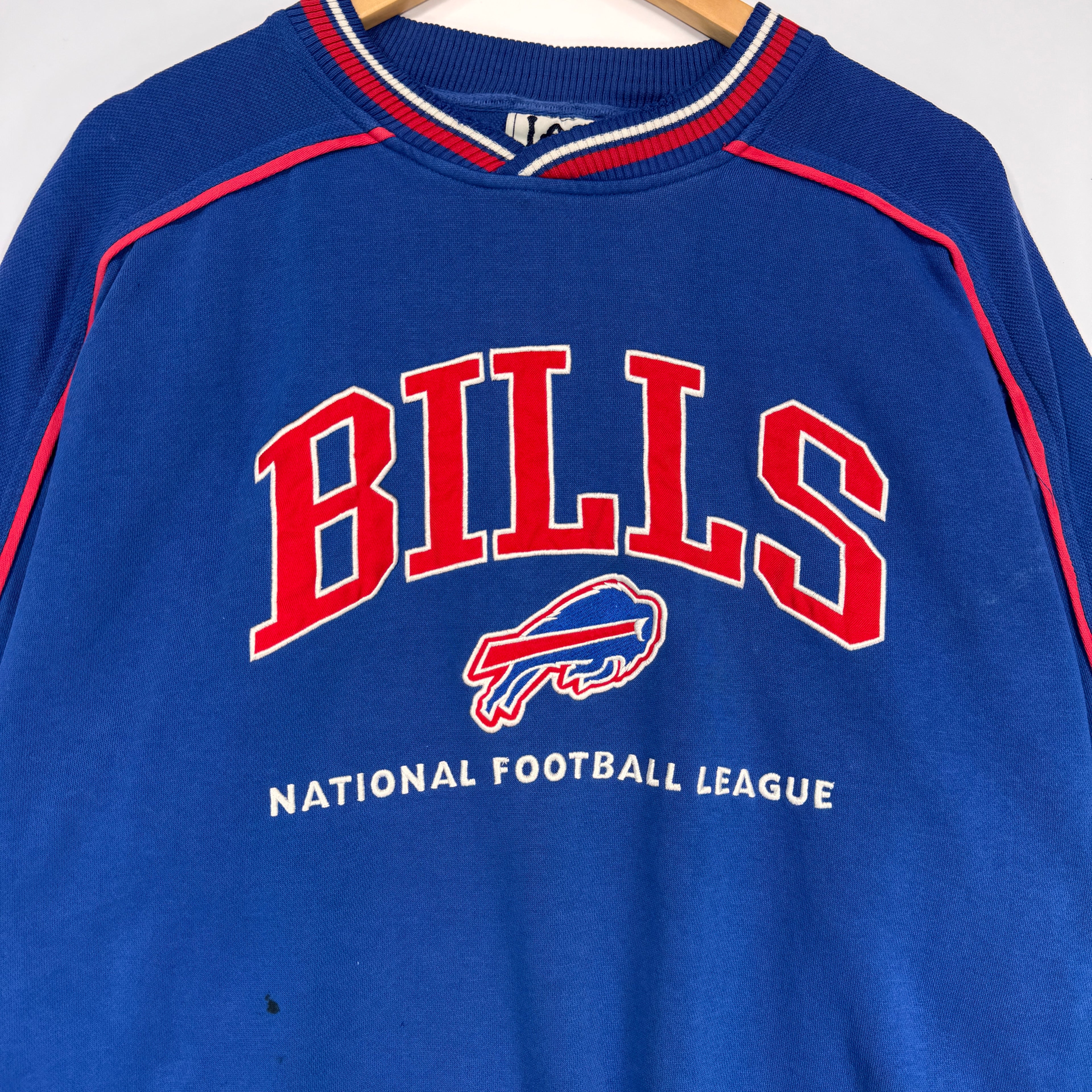 Vintage Buffalo Bills Embroidered Crewneck Sweatshirt XL