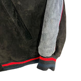 Vintage Buffalo Bills Suede Leather Bomber Jacket XXL