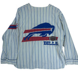 Vintage Buffalo Bills Pinstripe Shirt Medium