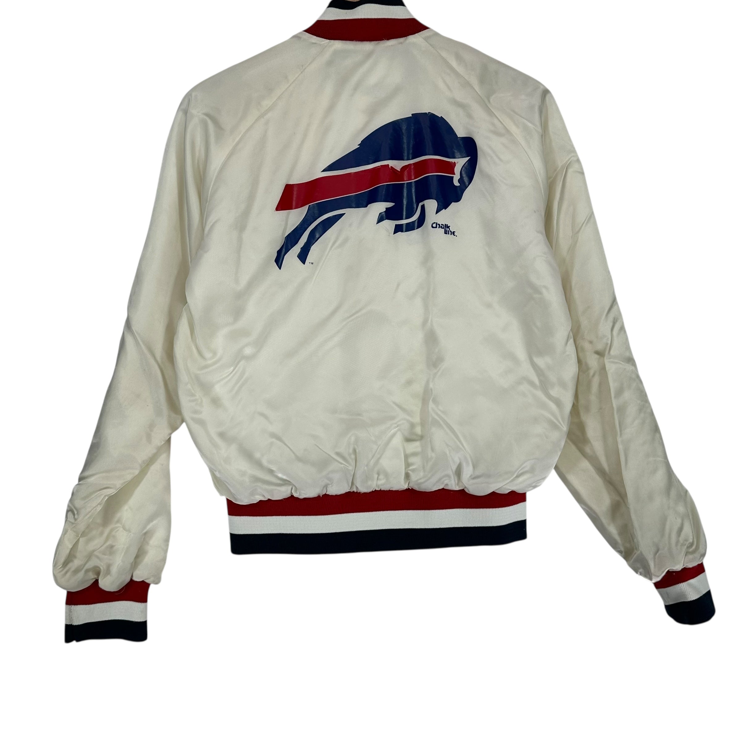 Vintage Kids Buffalo Bills Satin Jacket Size XL 18/20