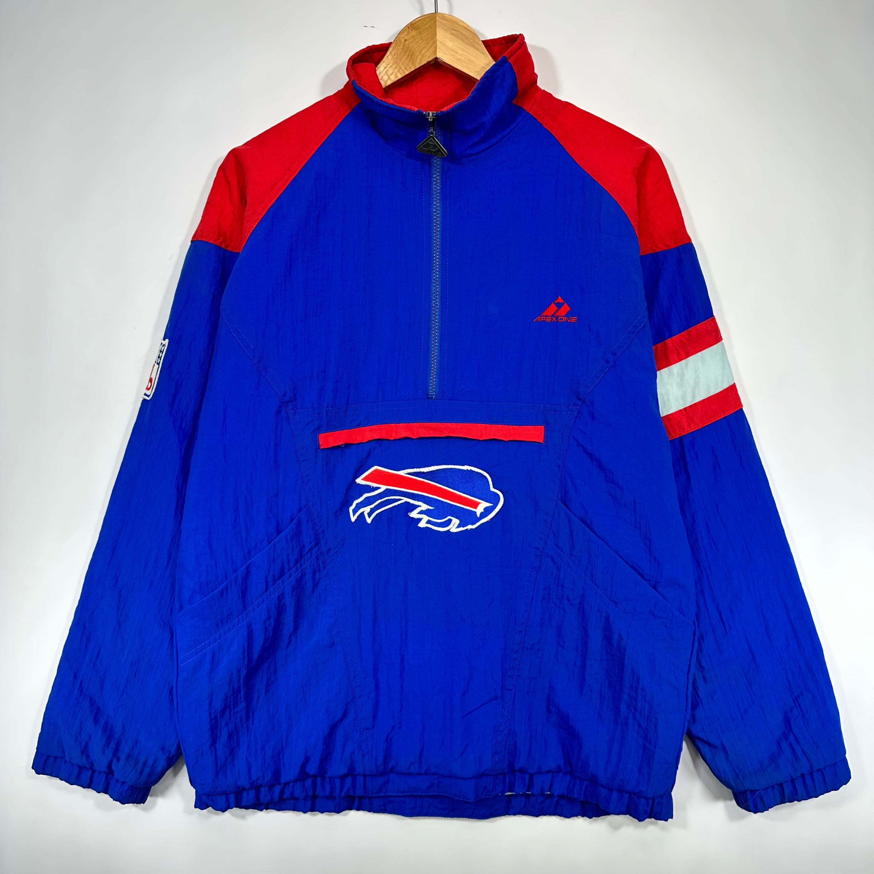 Vintage Buffalo Bills Apex Pullover Puffer Jacket Medium