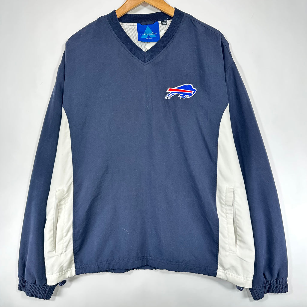 Vintage Buffalo Bills Pullover Windbreaker Jacket Medium