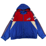 Vintage Buffalo Bills Tape Logo Puffer Jacket XL