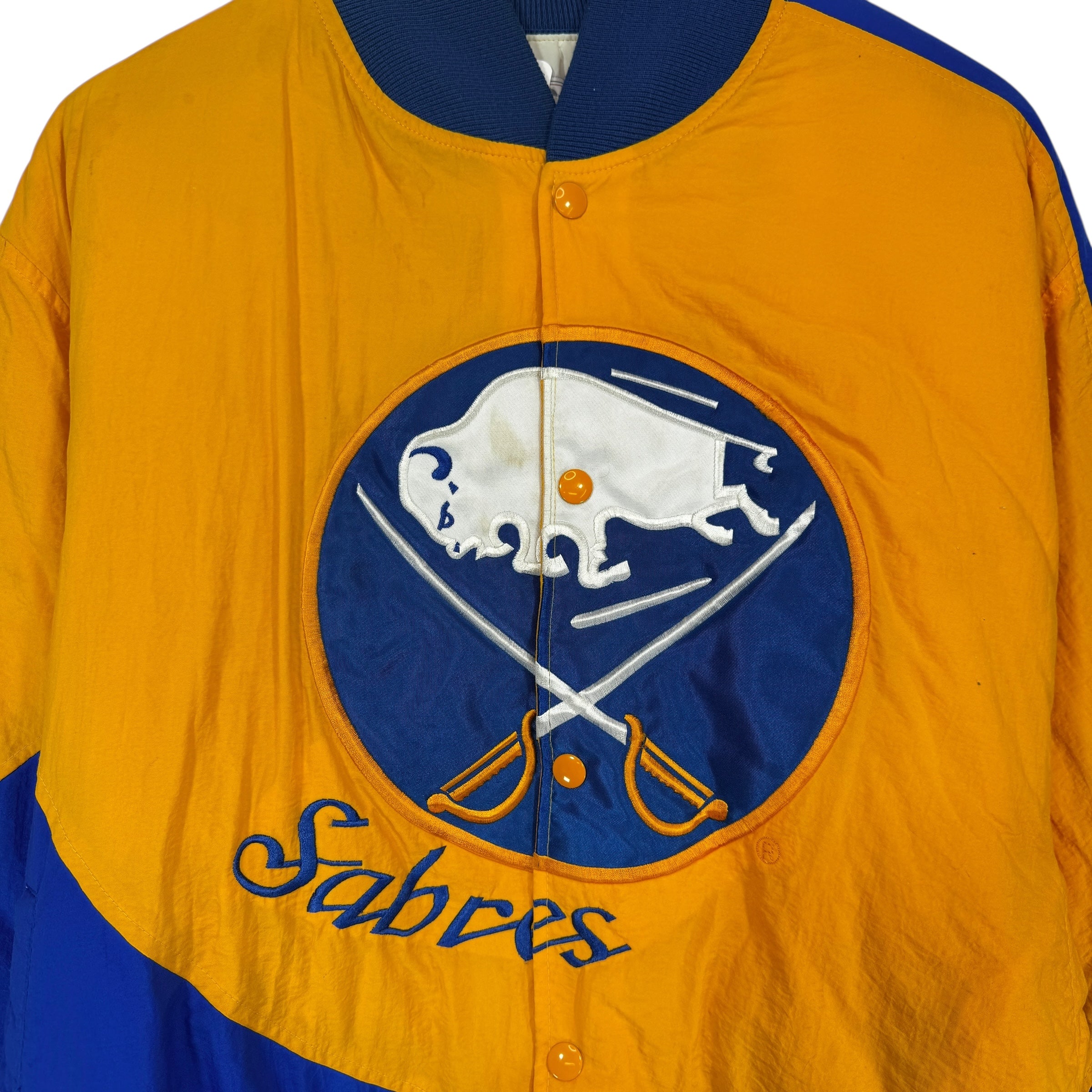 Vintage Buffalo Sabres Button Up Jacket Large
