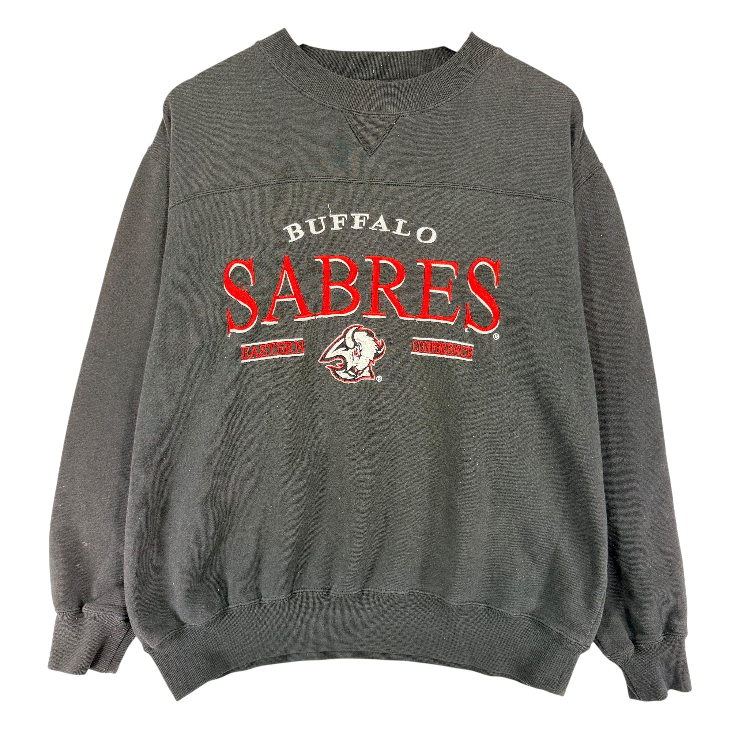 Vintage Buffalo Sabres Embroidered Crewneck Sweatshirt Medium