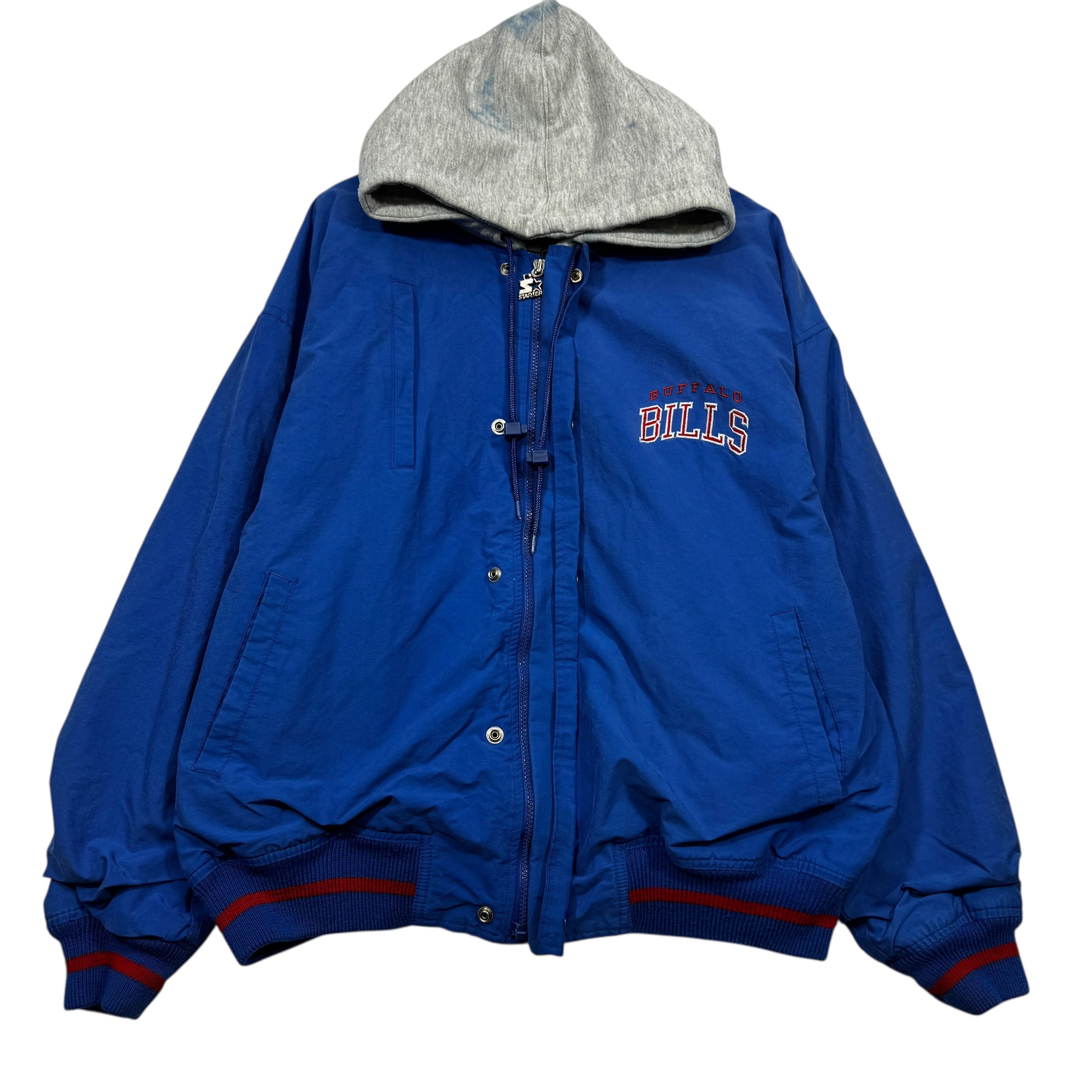 Vintage Buffalo Bills Starter Zip Up Hoodie Jacket XL