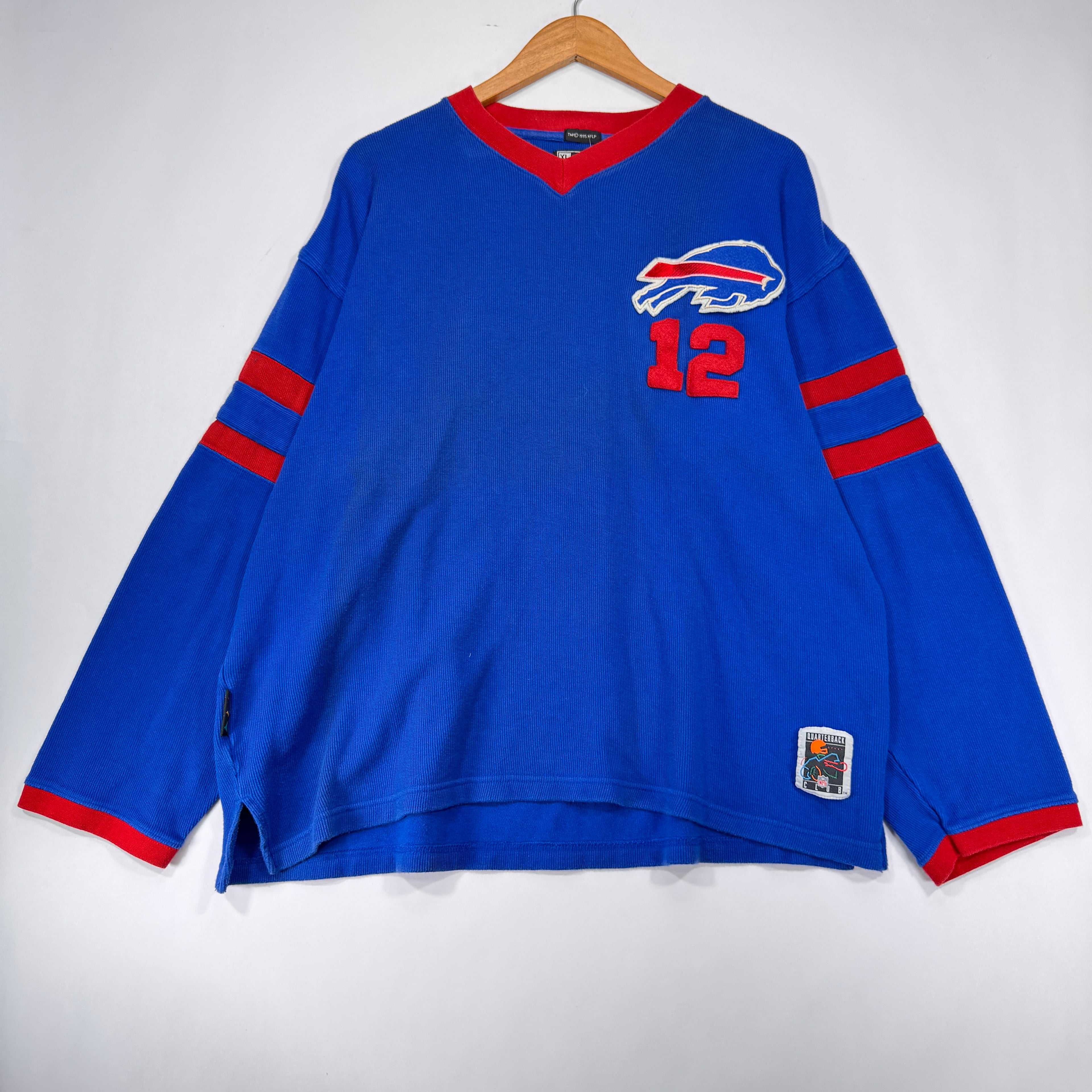 Vintage Buffalo Bills Kelly #12 Rugby Shirt XL