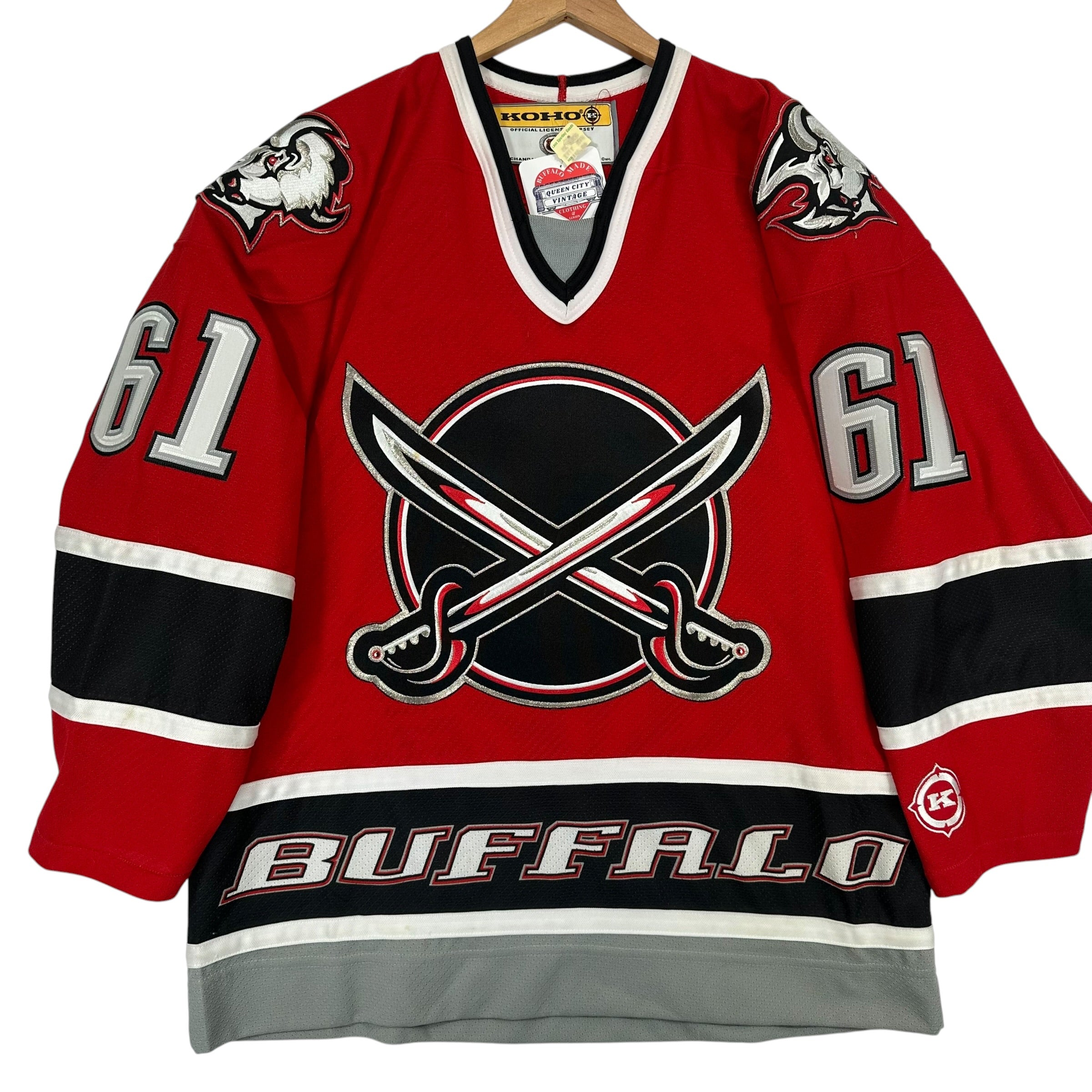 Vintage DEADSTOCK Buffalo Sabres Afinogenov Jersey Medium