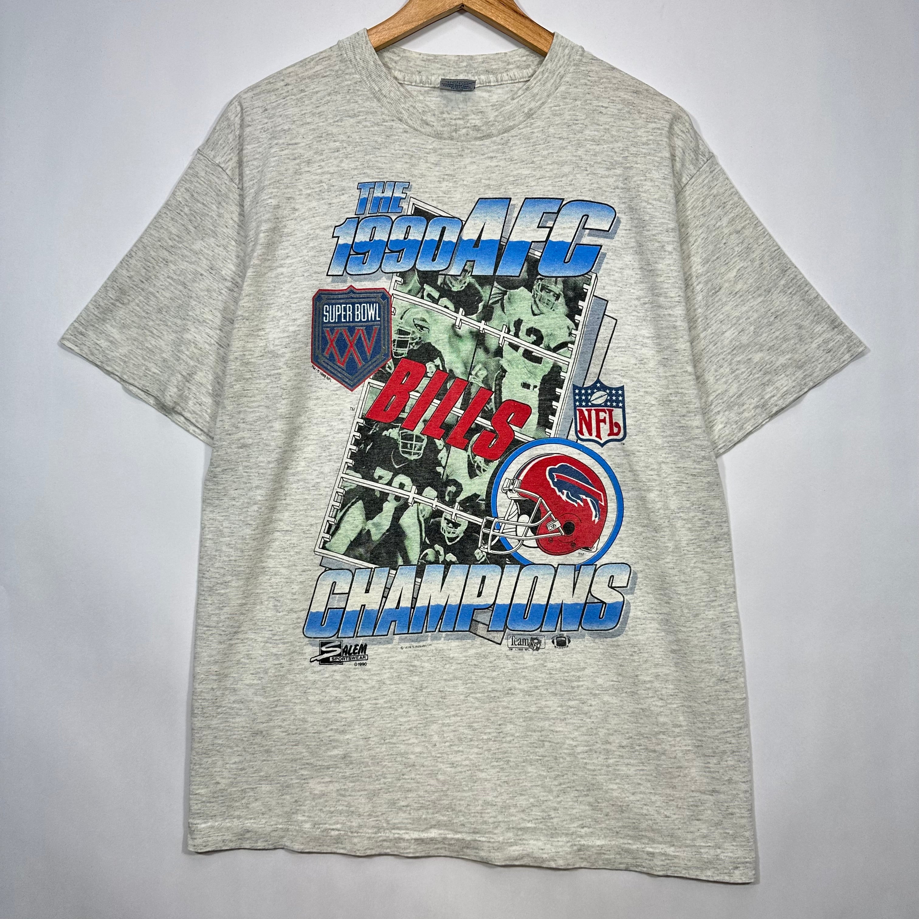 Vintage Buffalo Bills 1990 AFC Champs Shirt Large