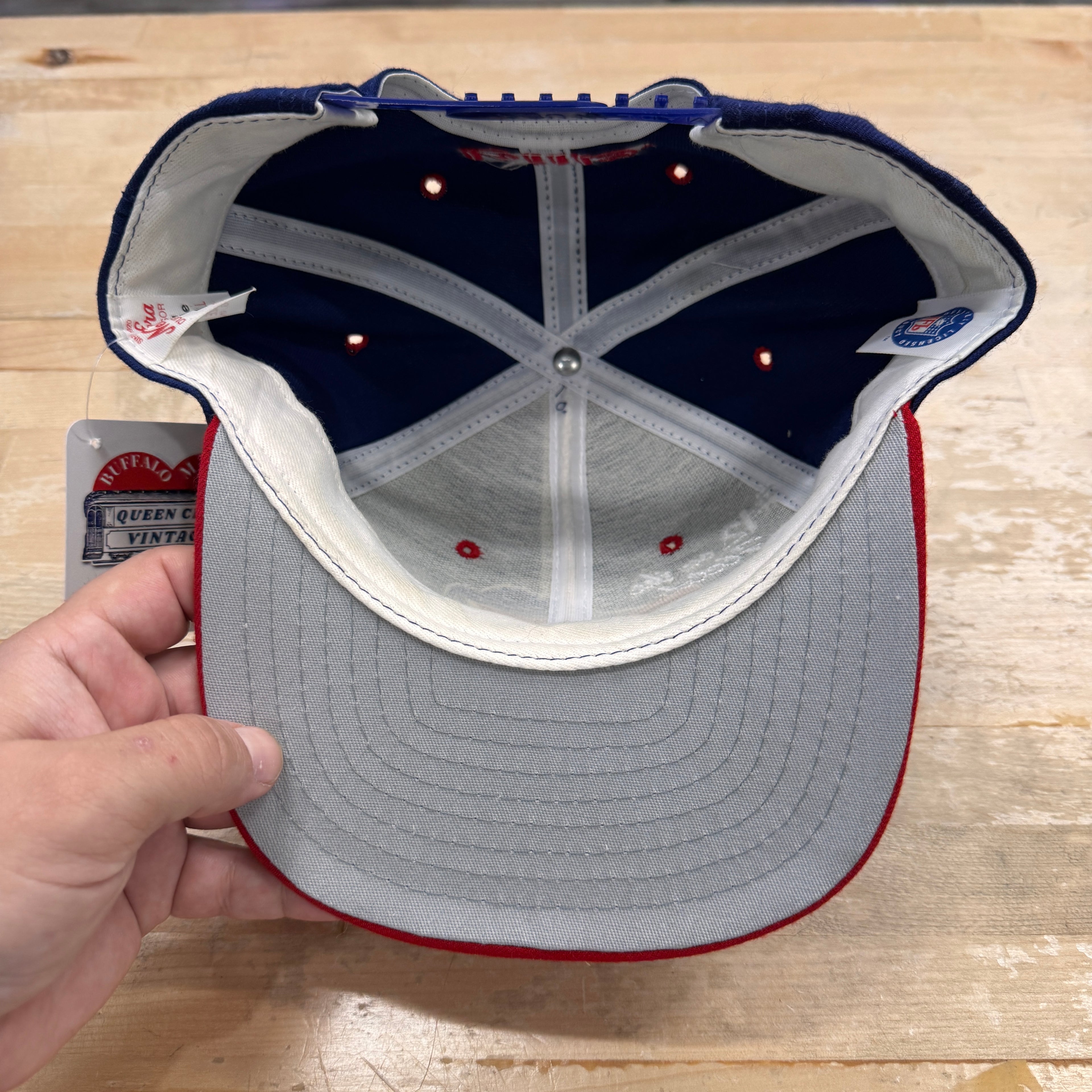 Vintage Buffalo Bills #12 Kelly Snapback Hat