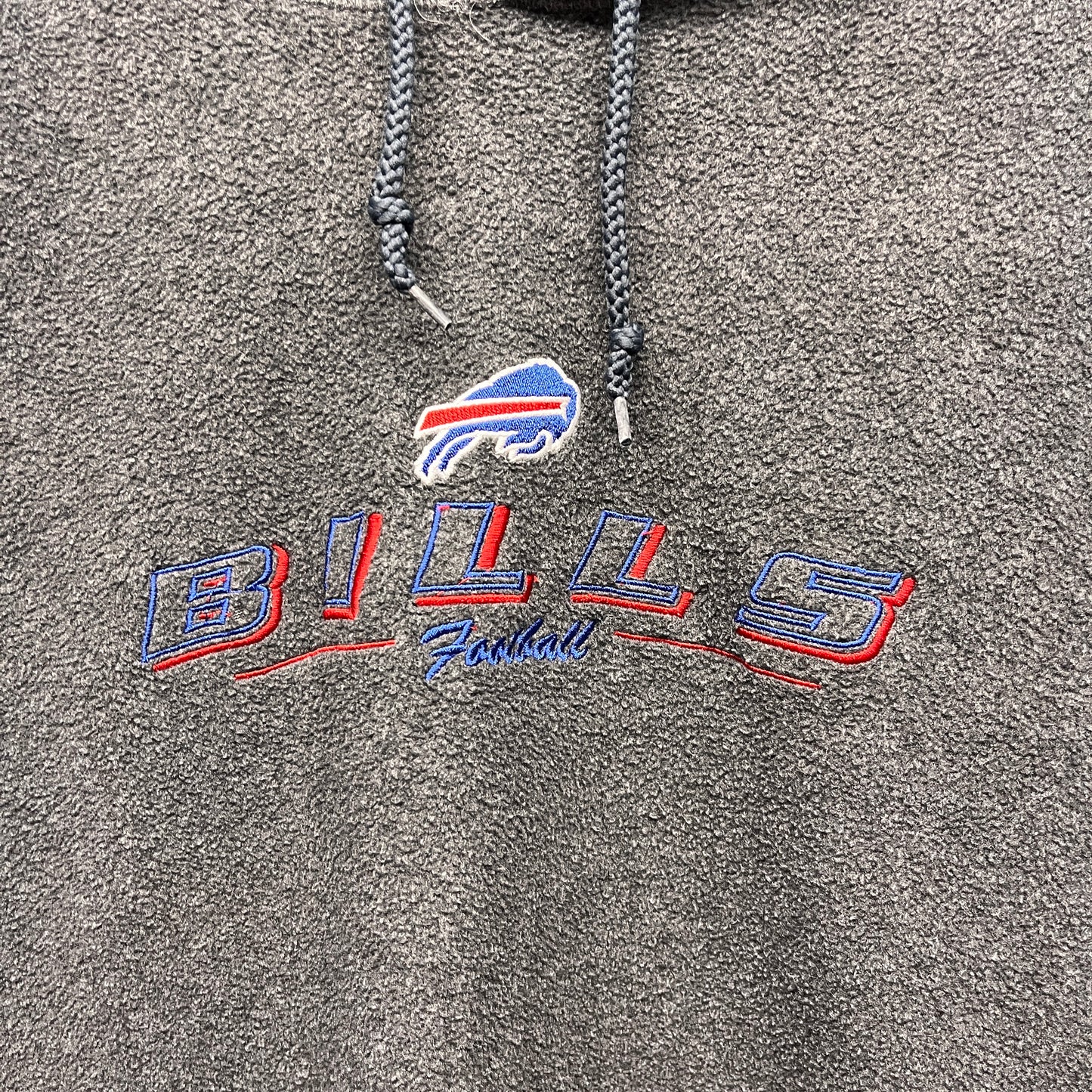 Vintage Buffalo Bills Fleece Hoodie Sweatshirt XXL