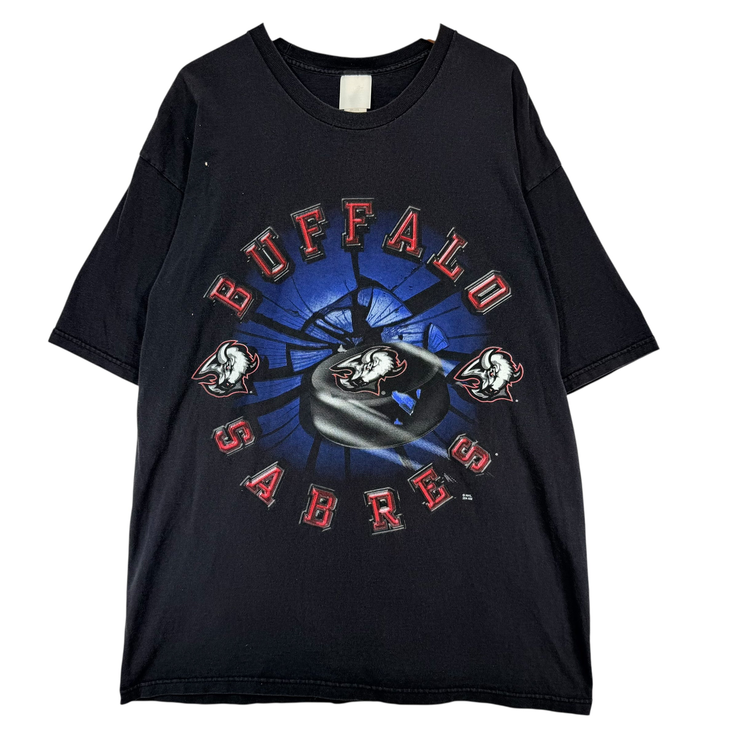 Vintage Buffalo Sabres Puck Shirt XXL