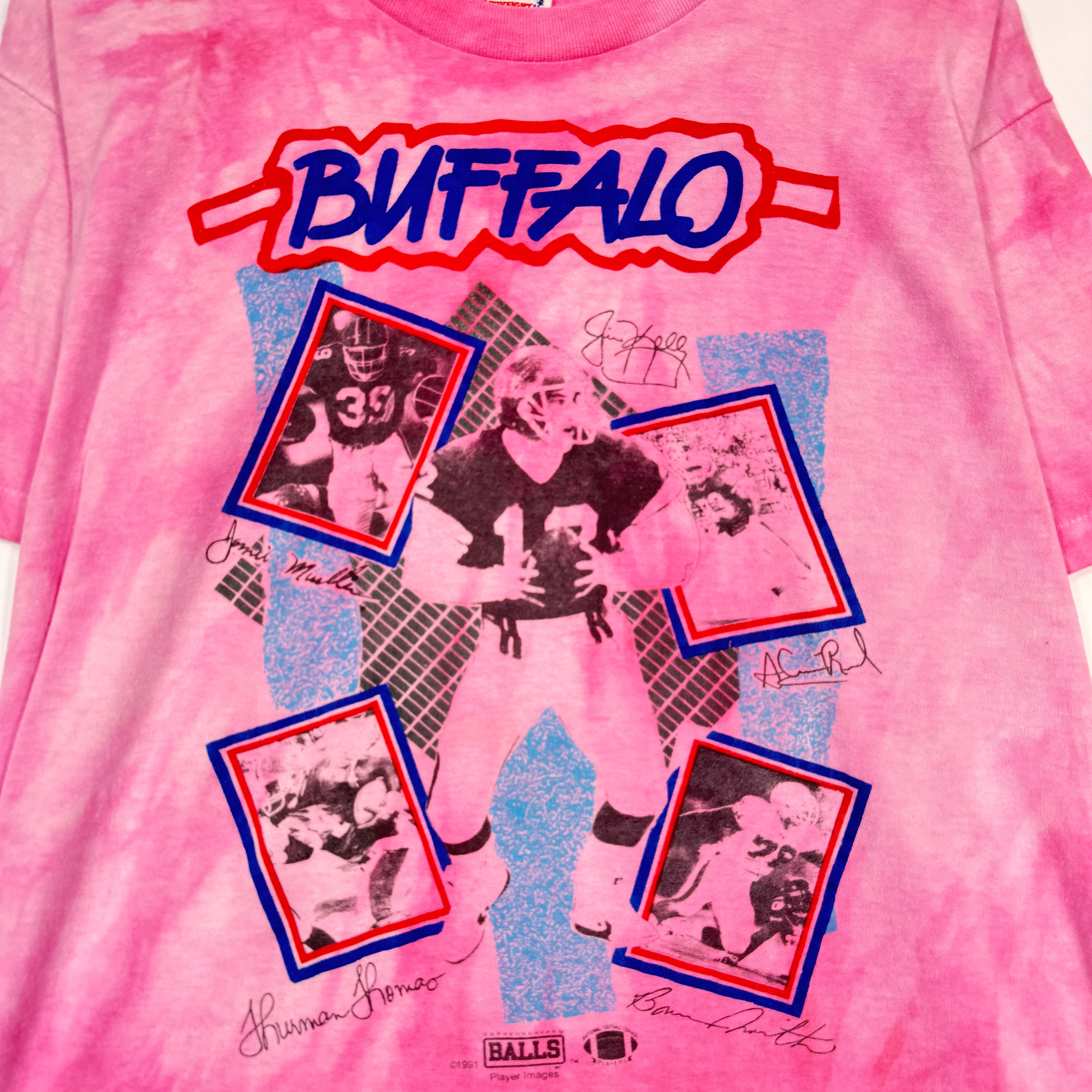Vintage Buffalo Bills Overdyed Team Shirt Large