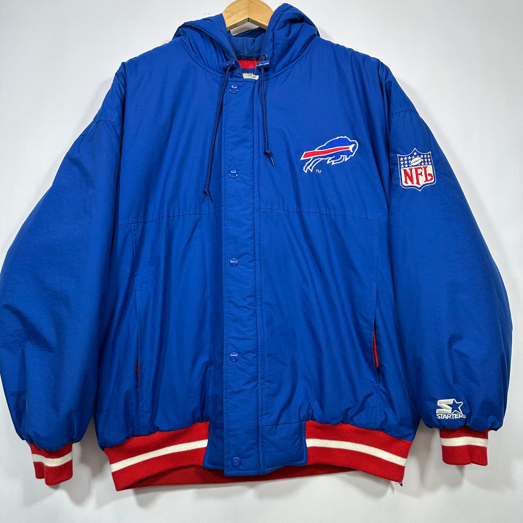 Vintage Buffalo Bills Starter Puffer Jacket Large