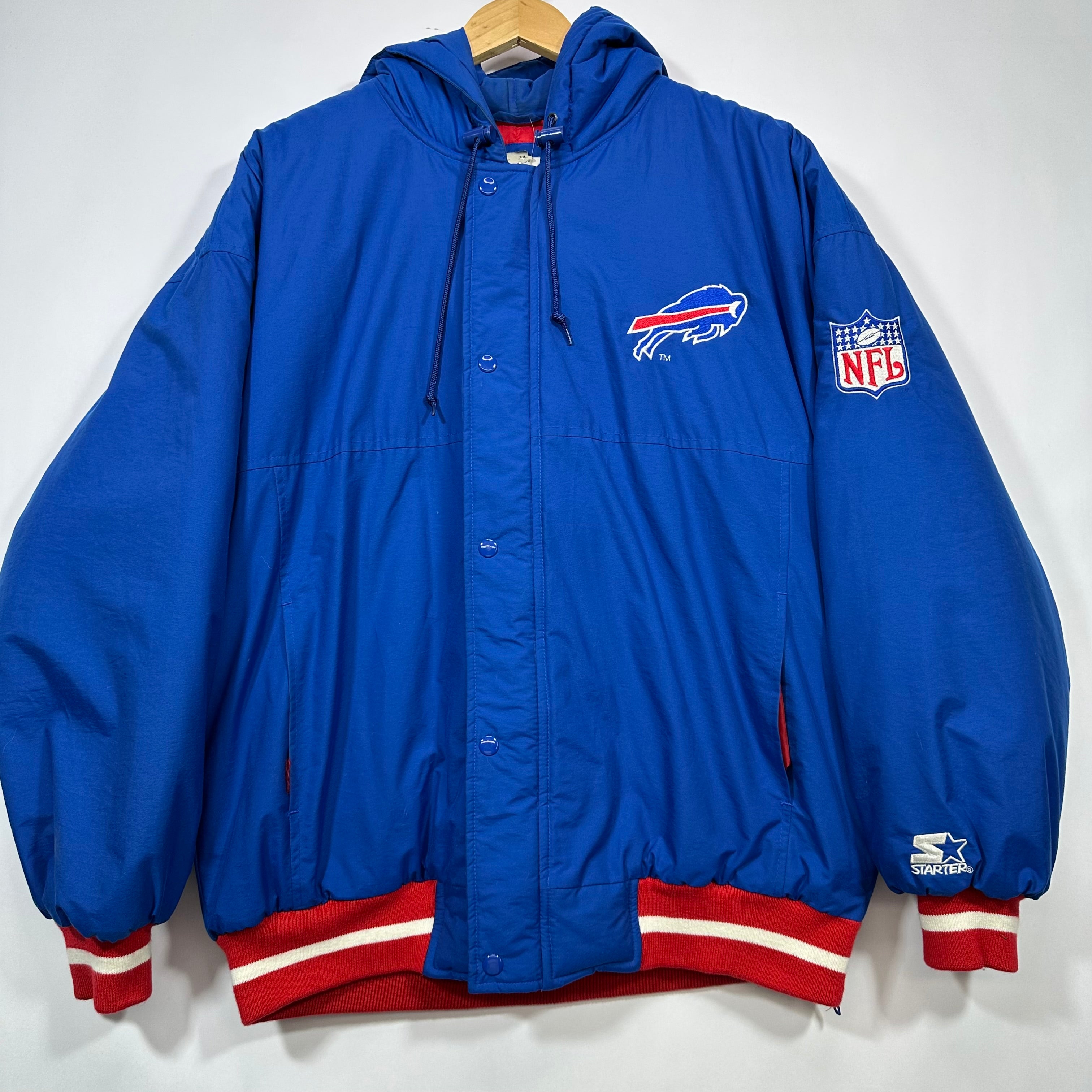 Vintage Buffalo Bills Starter Puffer Jacket Large