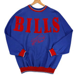 Vintage Buffalo Bills Embroidered Spell Out Crewneck Sweatshirt XL