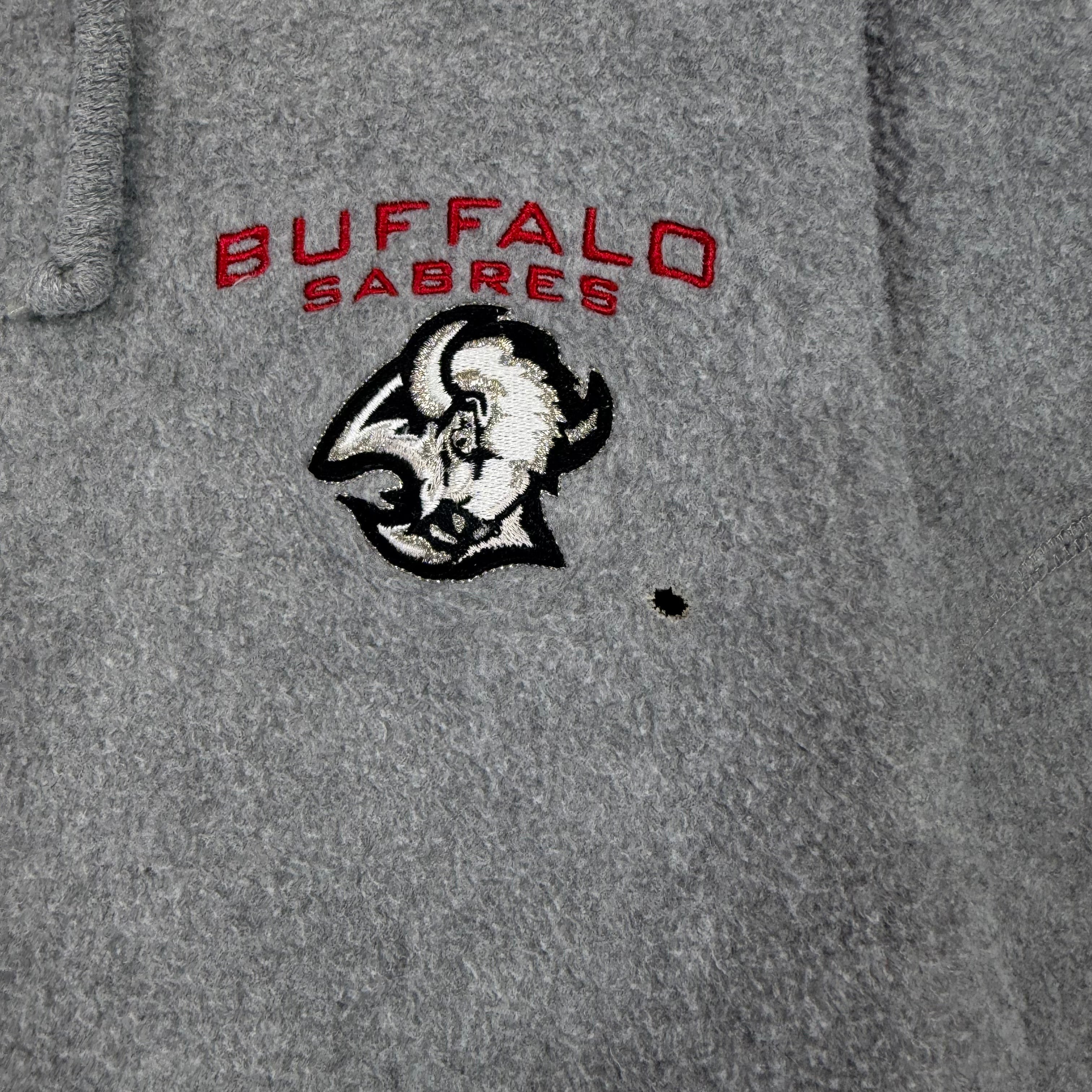 Vintage Buffalo Sabres Fleece Hoodie Sweatshirt XL