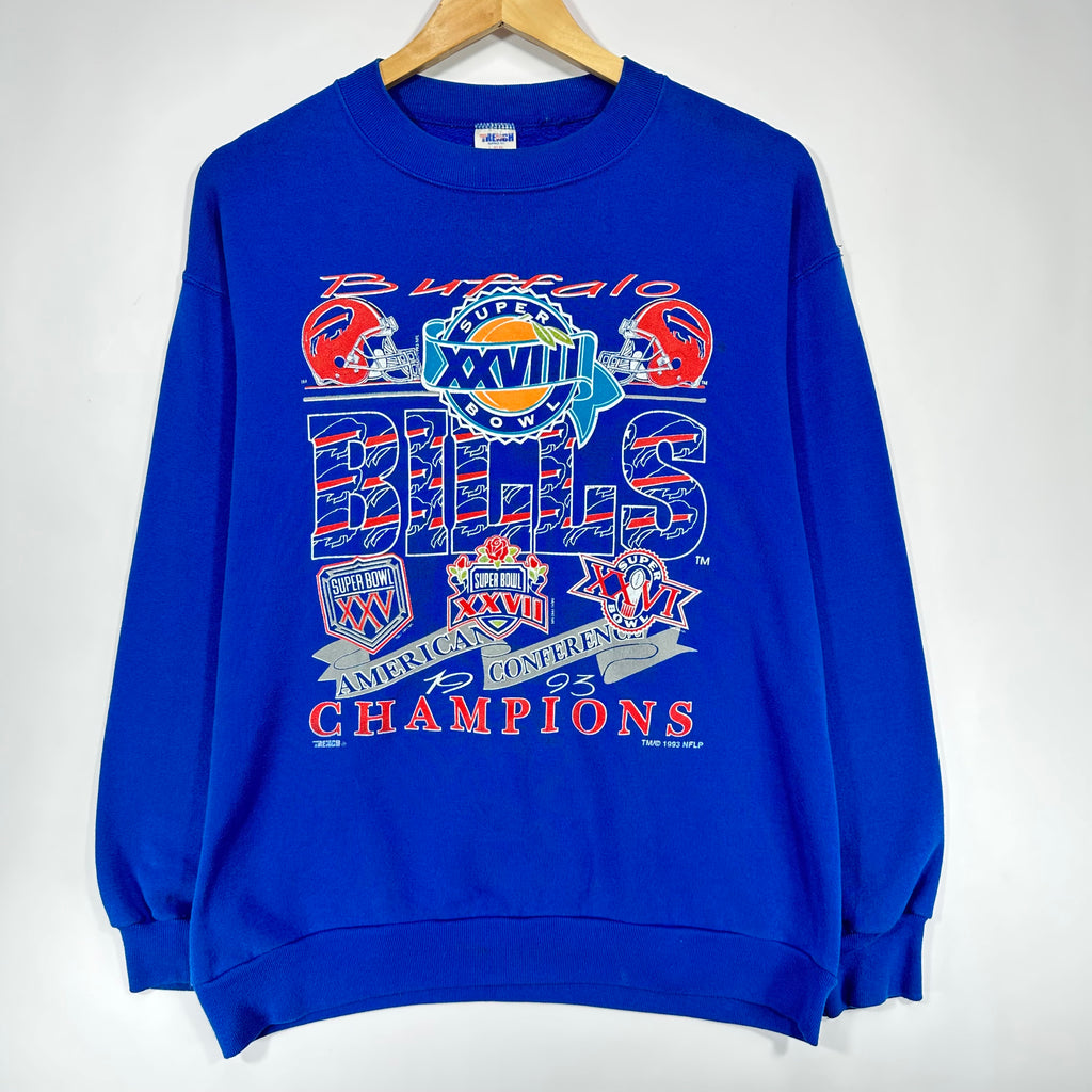 Vintage Buffalo Bills Crewneck Sweatshirt Large