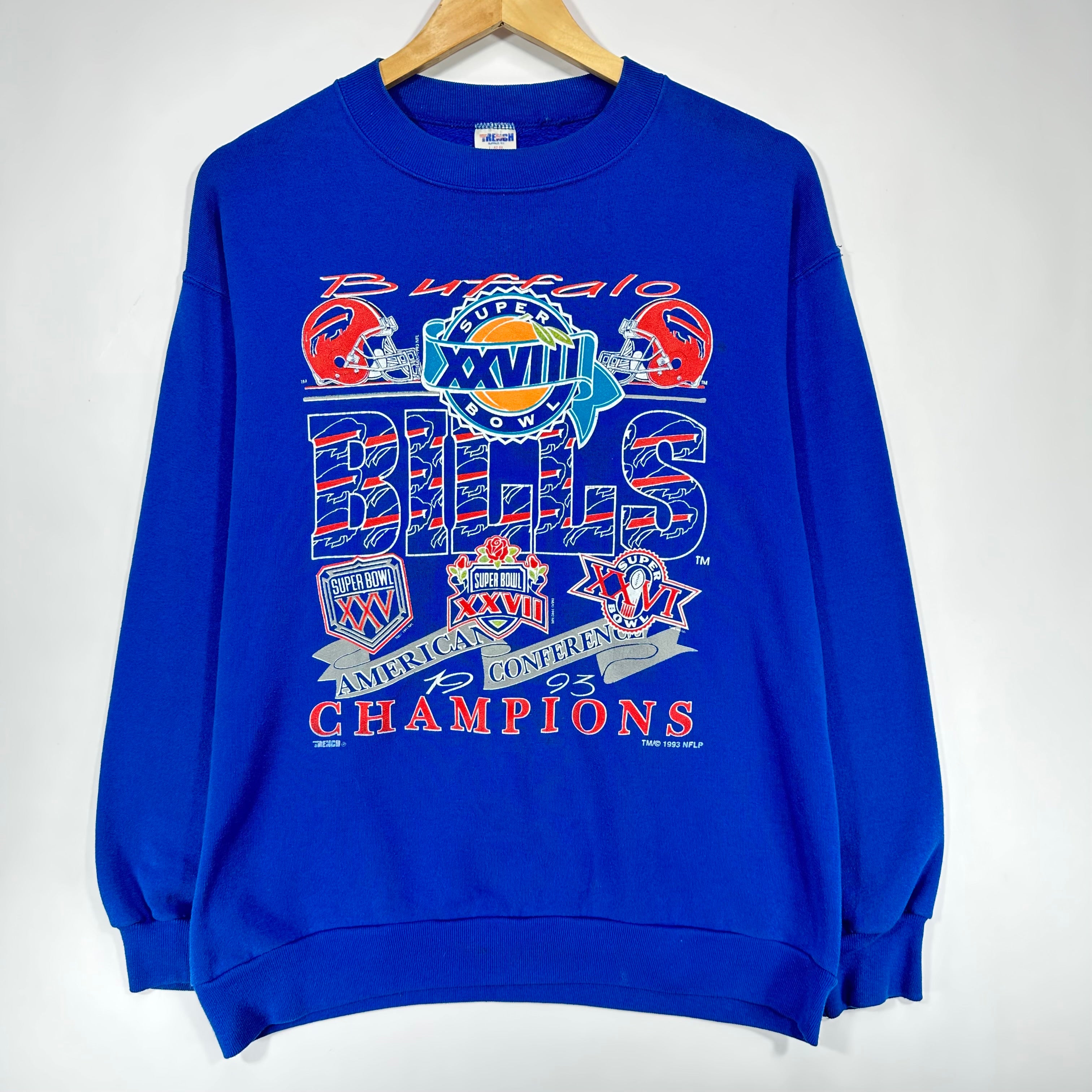 Vintage Buffalo Bills Crewneck Sweatshirt Large