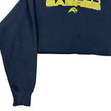 Vintage Buffalo Sabres Cropped Crewneck Sweatshirt Large