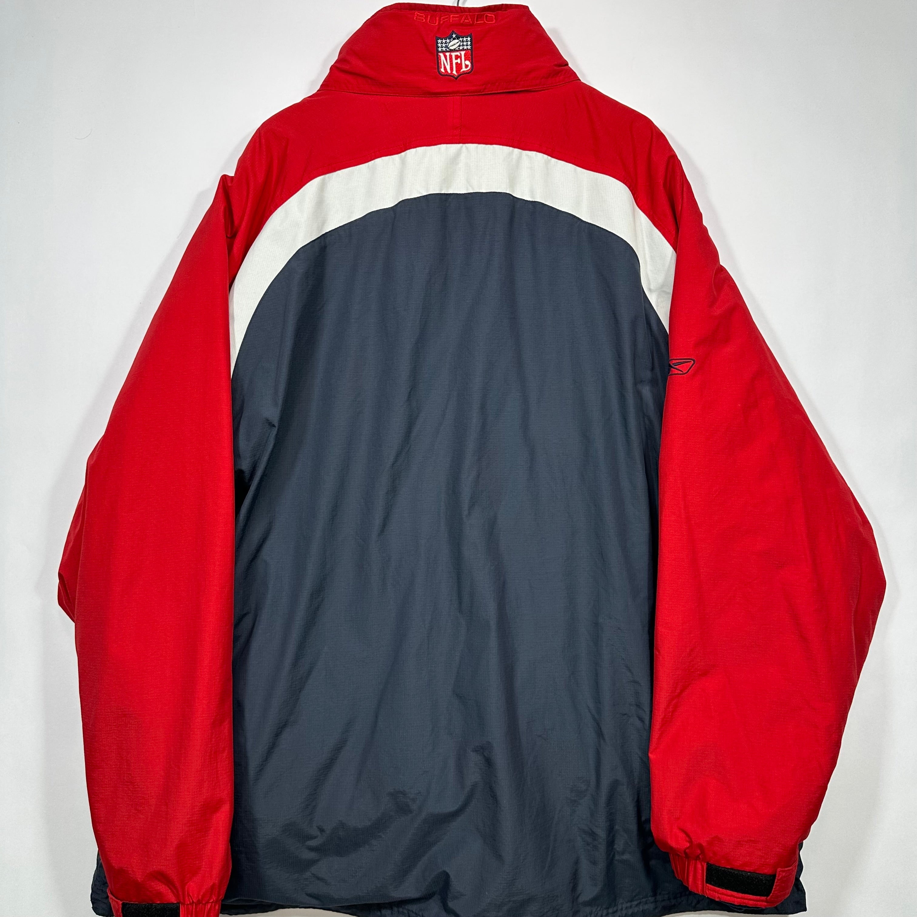 Vintage Buffalo Bills Fleece Lined Parka Jacket XXL