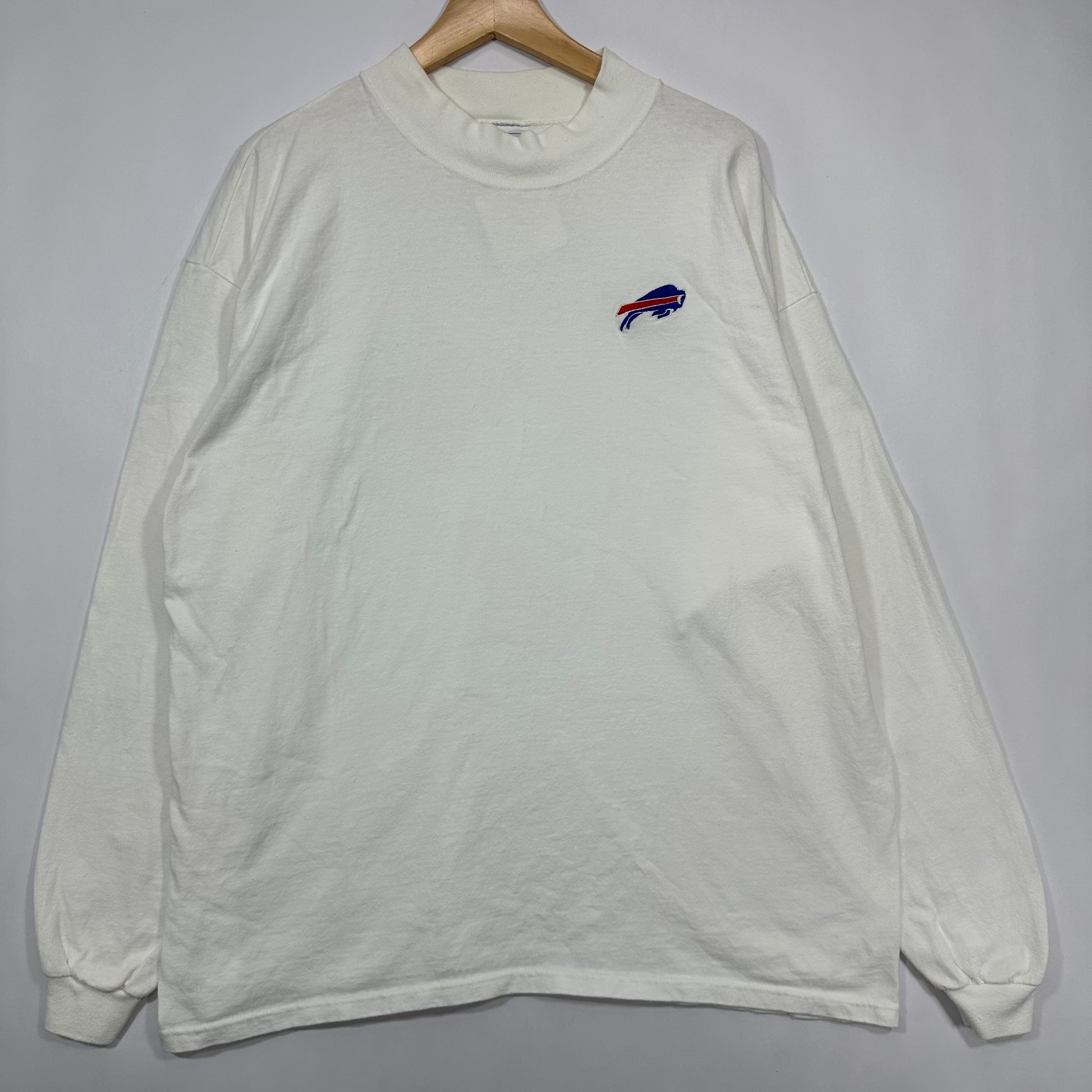 Vintage Buffalo Bills Mockneck Long Sleeve Shirt XXL