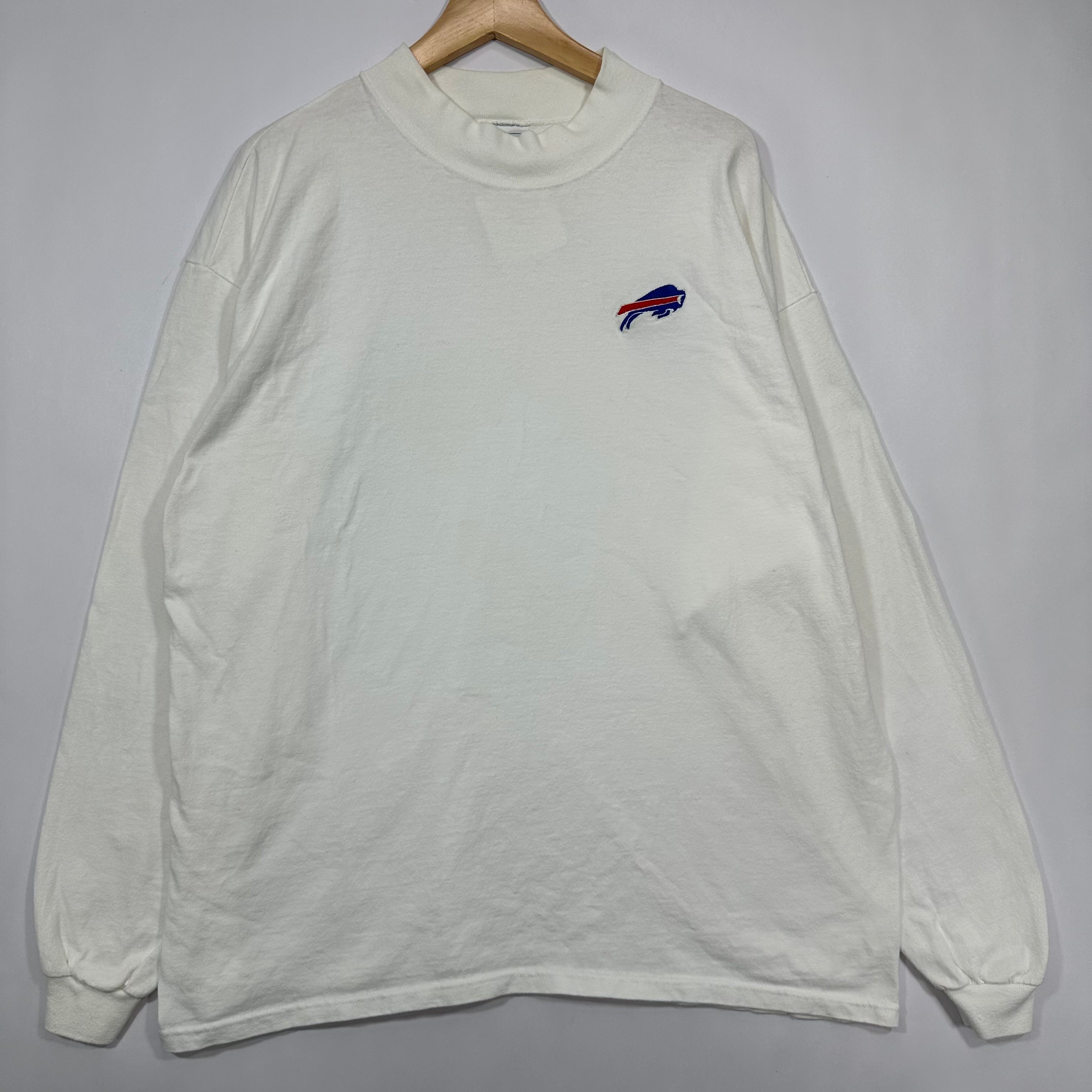 Vintage Buffalo Bills Mockneck Long Sleeve Shirt XXL