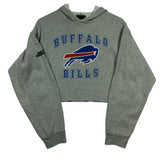 Vintage Buffalo Bills Cropped Crewneck Sweatshirt Large