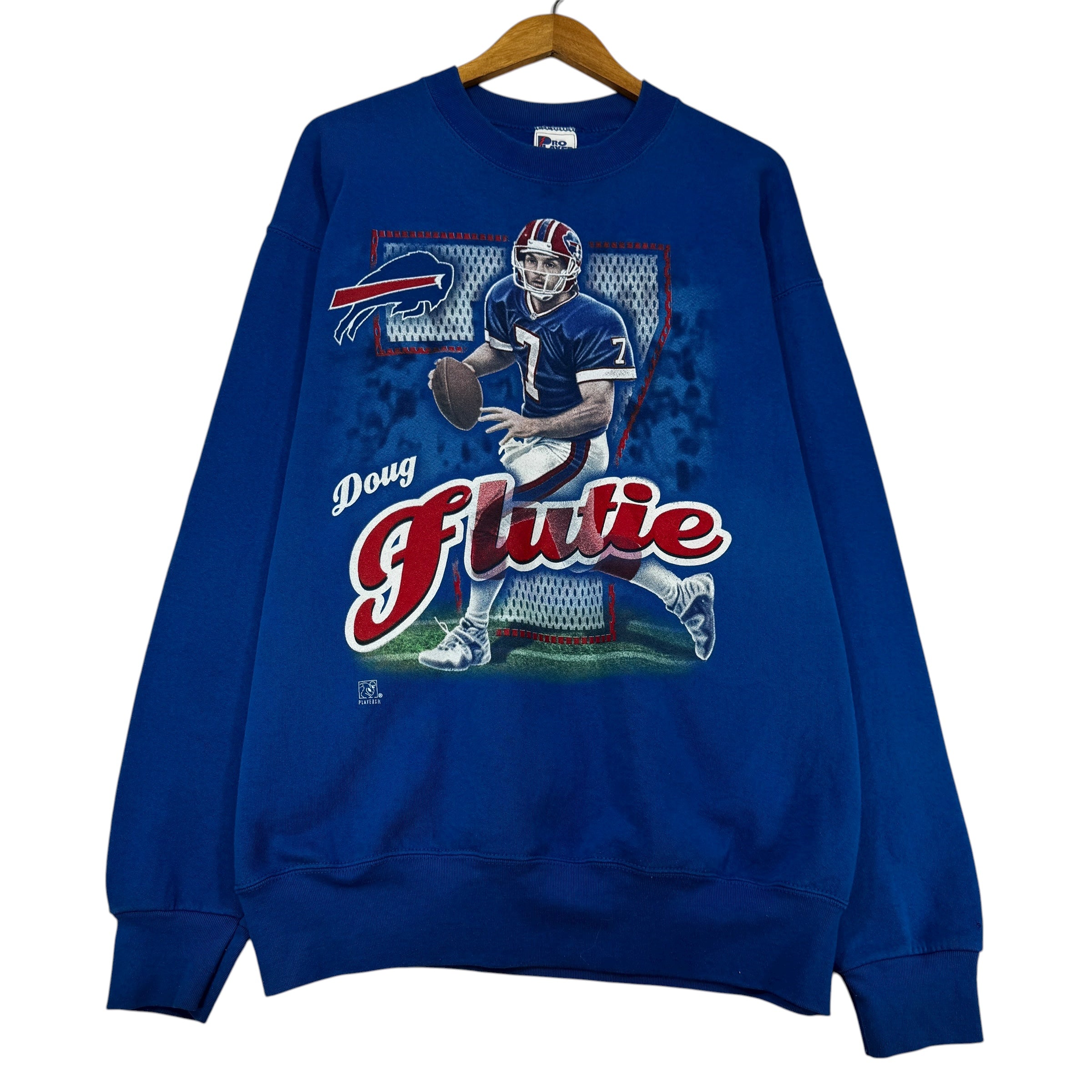 Vintage Buffalo Bills Doug Flutie Crewneck Sweatshirt XL