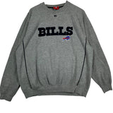 Vintage Buffalo Bills Embroidered Crewneck Sweatshirt Large