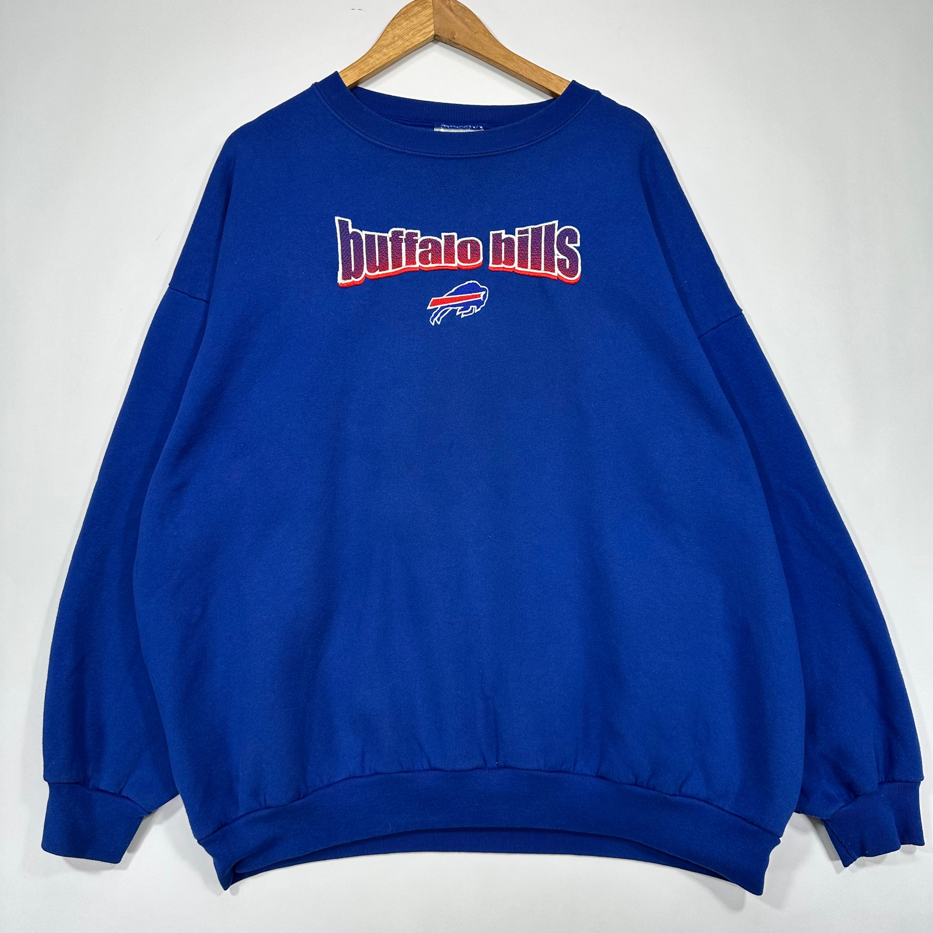 Vintage Buffalo Bills Embroidered Crewneck Sweatshirt XXL