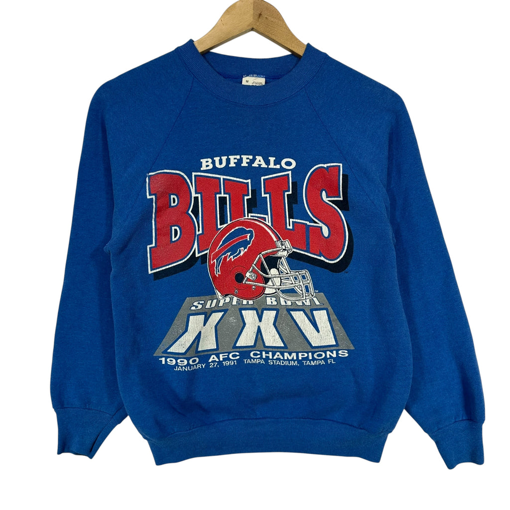 Vintage Buffalo Bills 1990 AFC Champs Crewneck Sweatshirt Small