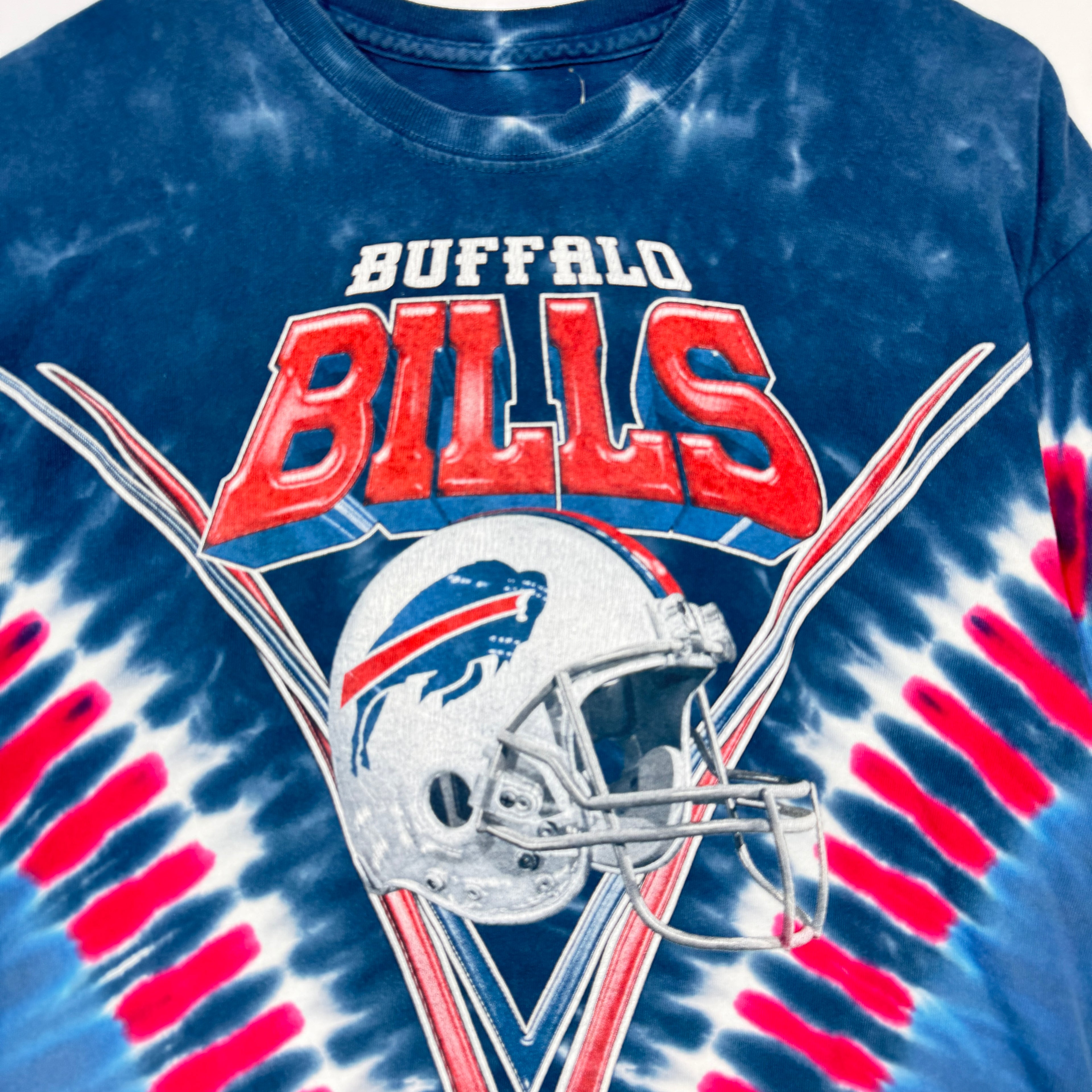 Vintage Buffalo Bills Tie Dye Shirt Large